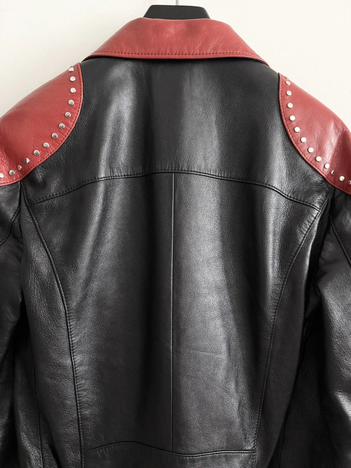 Celine Runway Studded Leather Biker Jacket