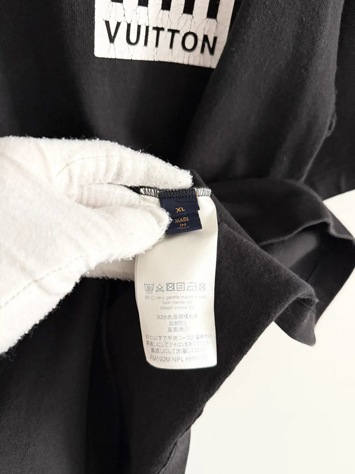 2019 Louis Vuitton Barcode Tee