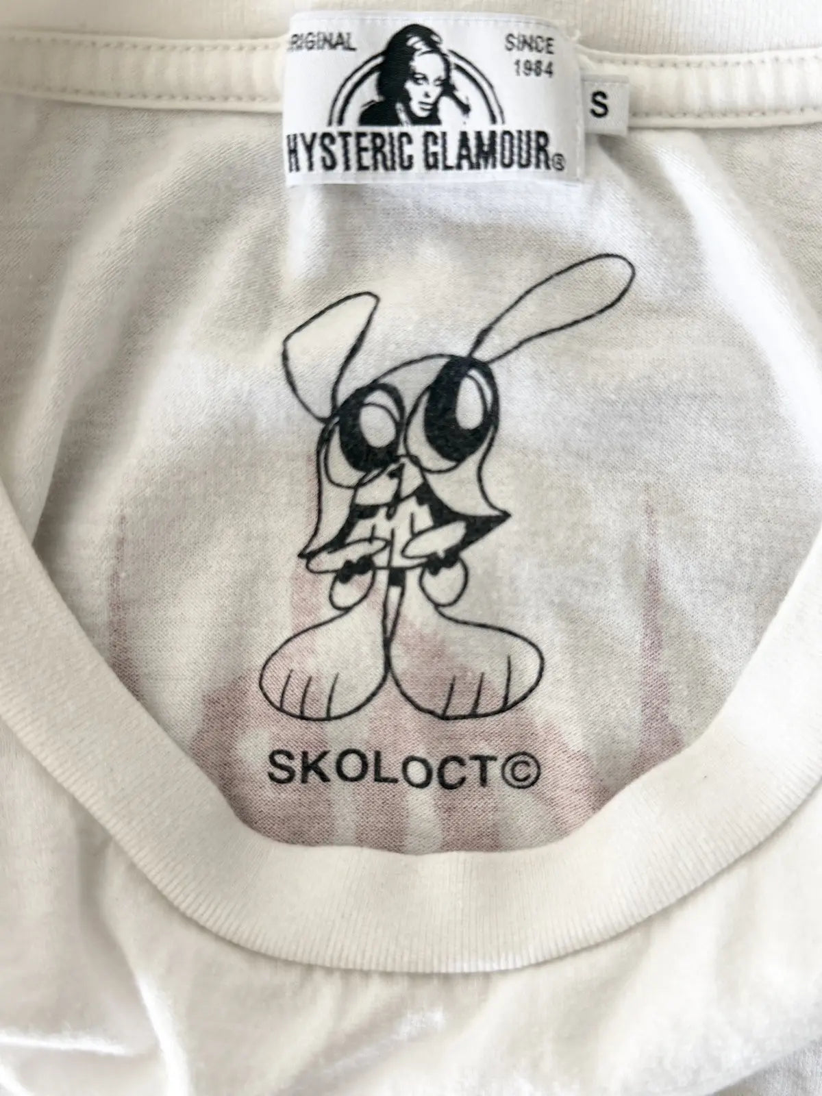 2010s Hysteric Glamour Bad Buny Nude Helmut Girl Tee