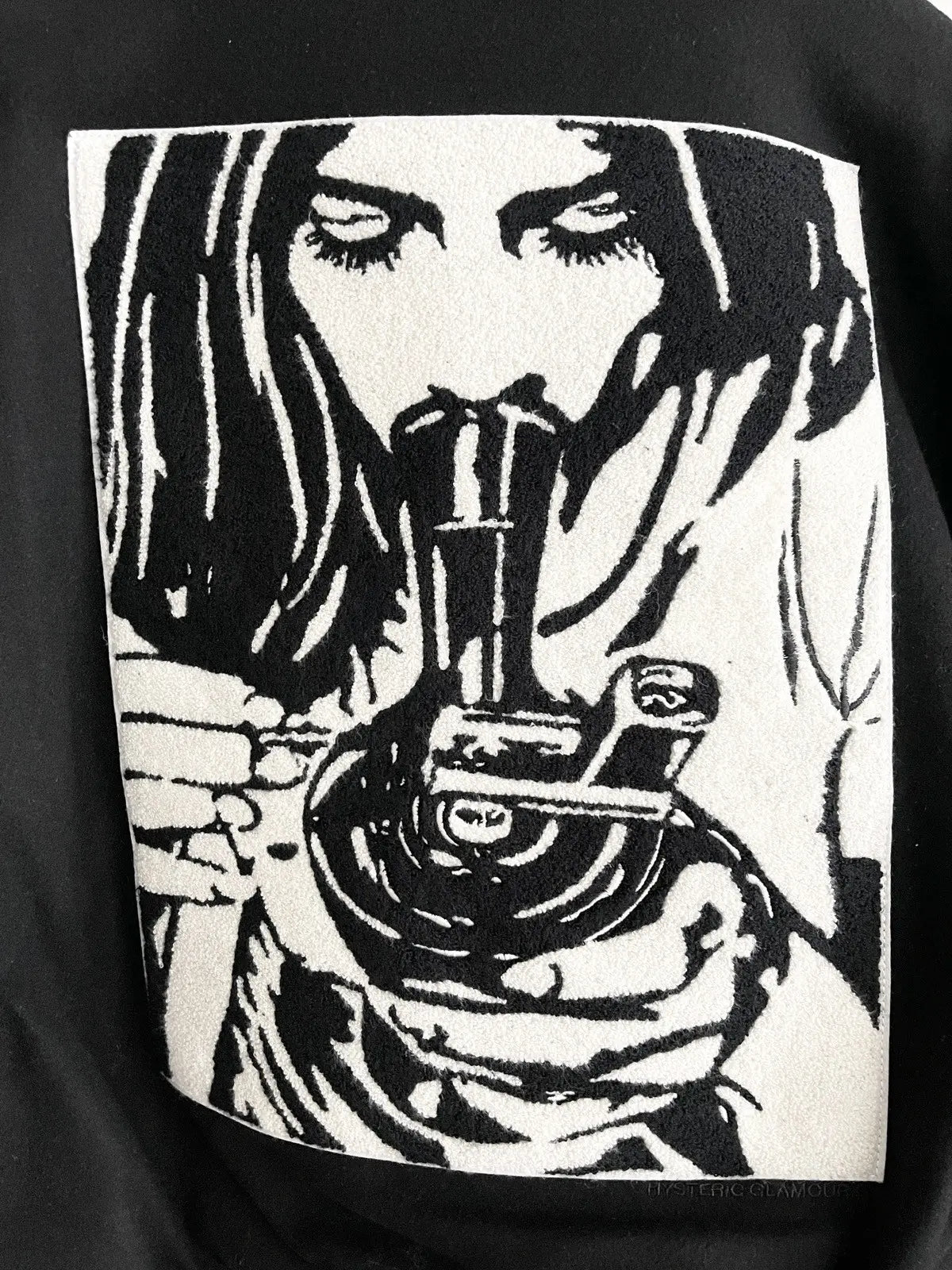 2024 Supreme x Hysteric Glamour Smoke Varsity Jacket