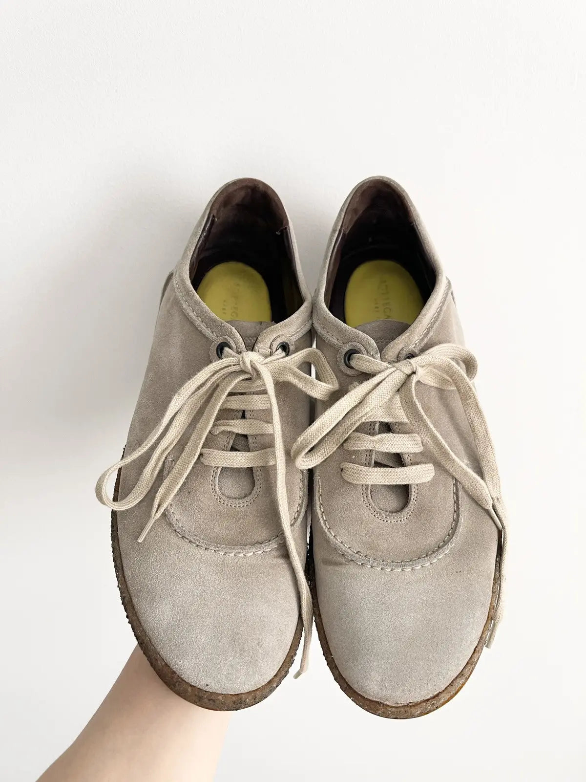 2000s Bottega Veneta Rubber Suede Low Top