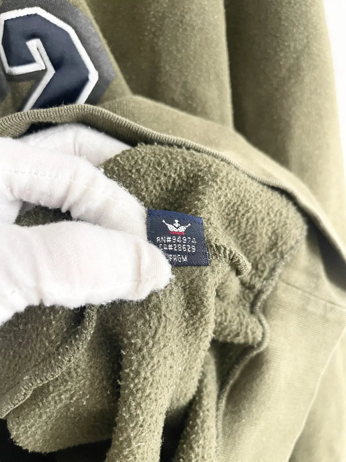 2000s Stüssy 22 Olive Hoodie