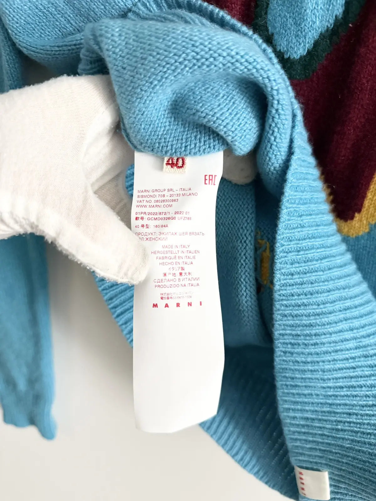 Marni 70’s Flower Cashmere Sweater