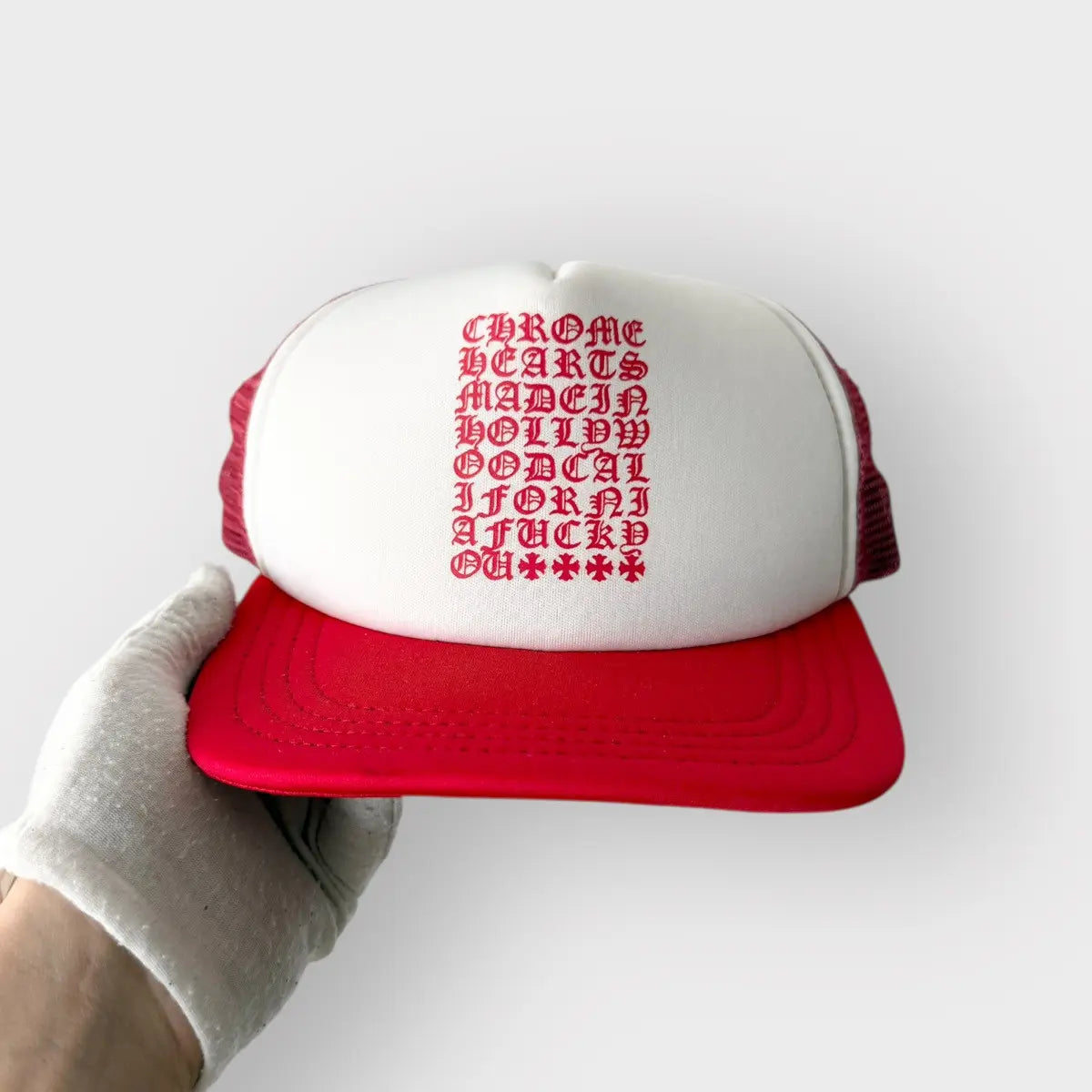 Chrome Hearts Eye Chart Scripts Hat