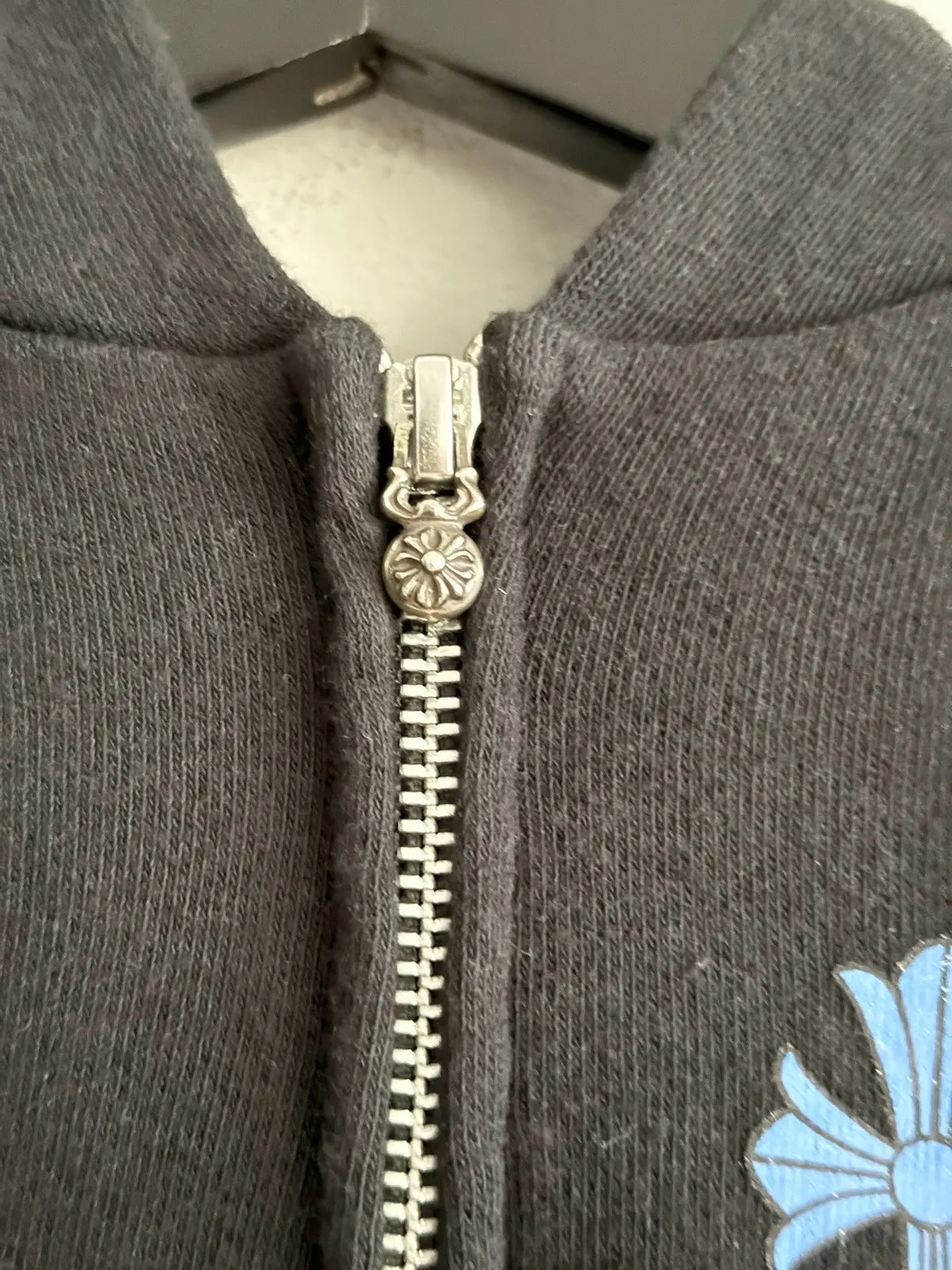 Chrome Hearts Kids Multi Color Cross Zip-up Hoodie