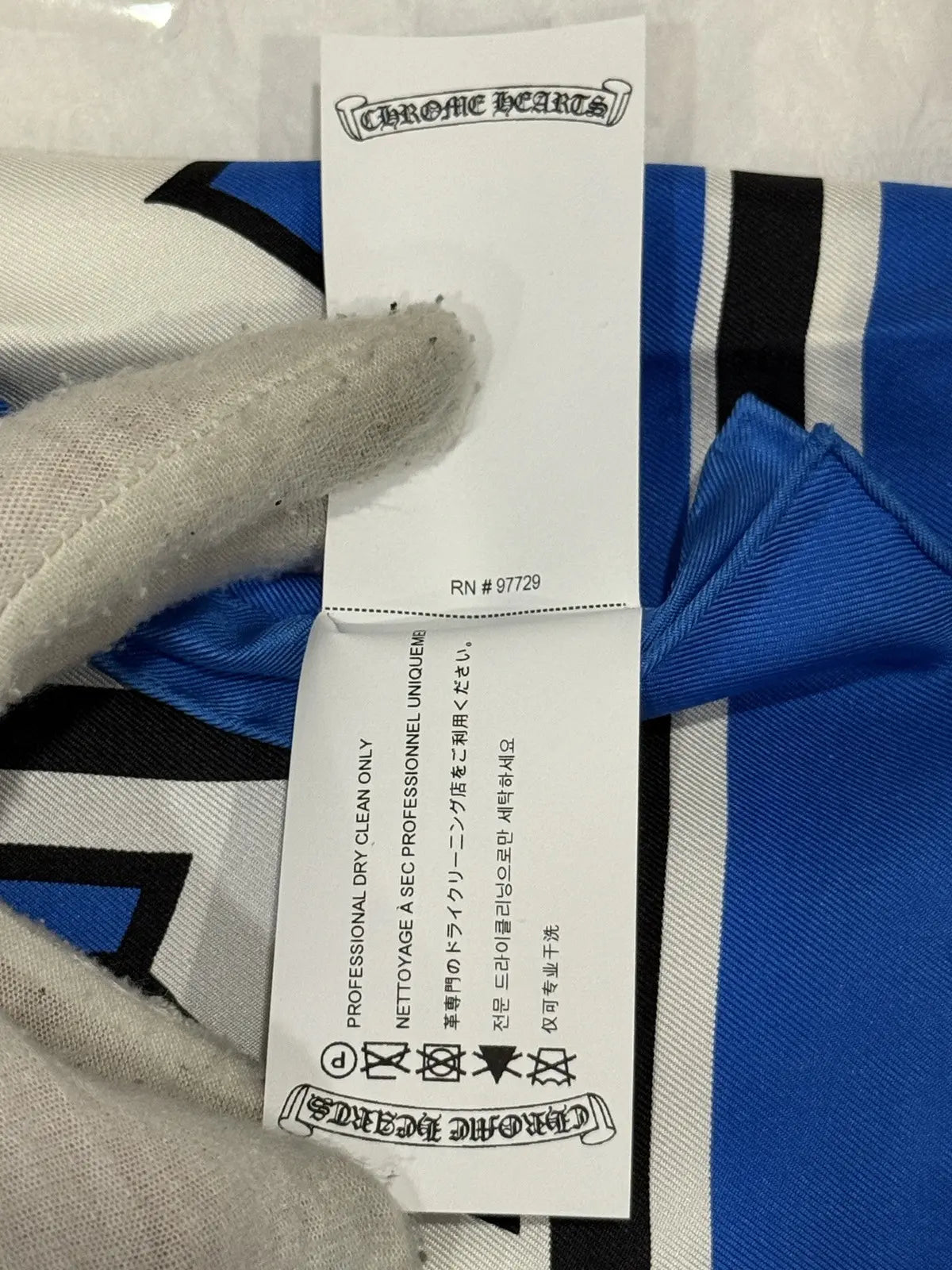 Chrome Hearts Jumbo Cross Silk Scarf