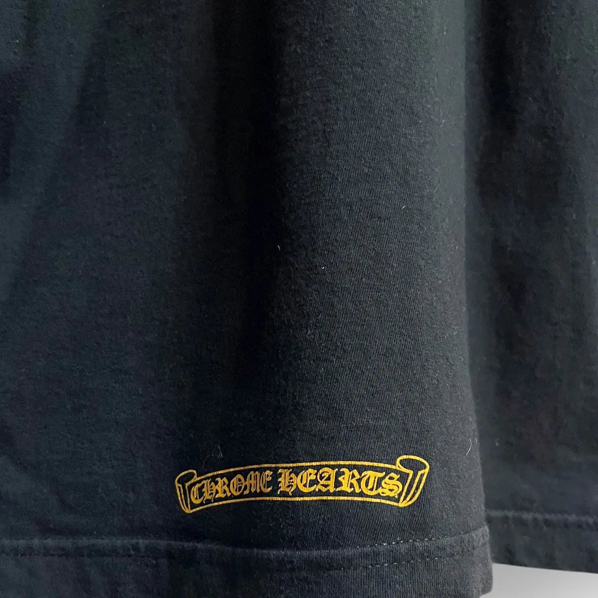 2010s Chrome Hearts Yellow Vine Dagger Scripts Tee