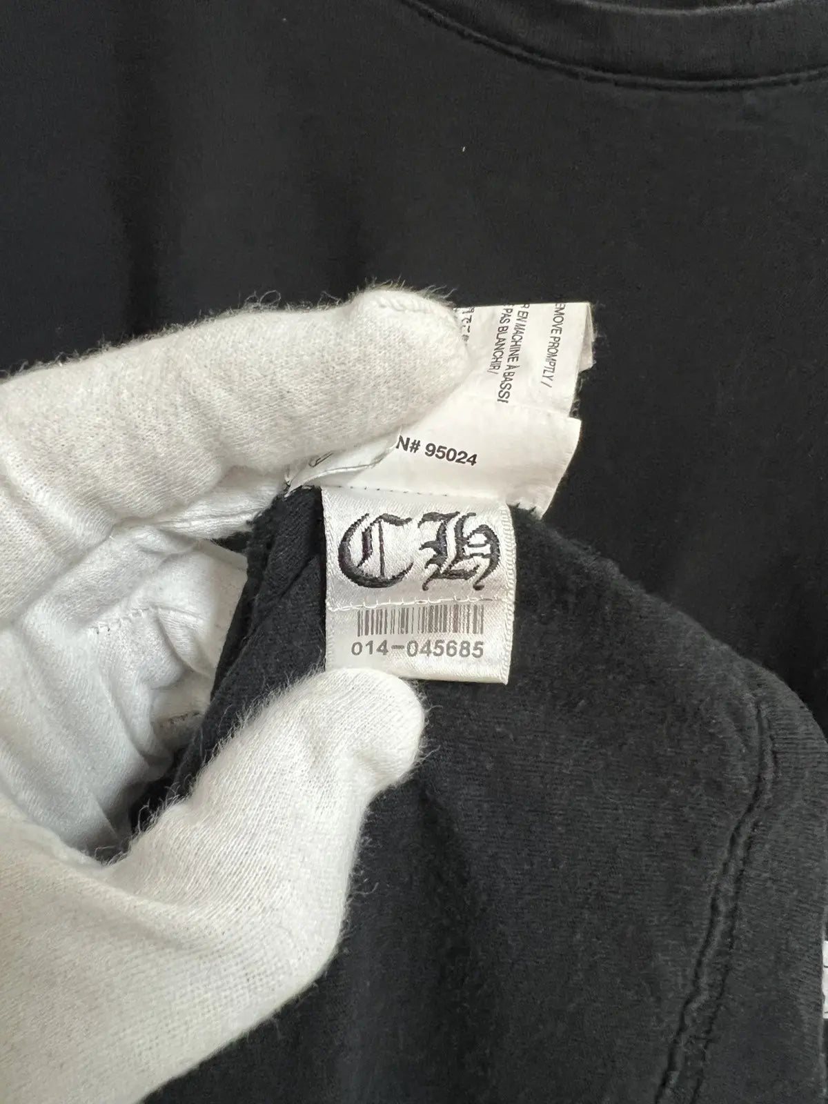 Chrome Hearts Triple Daggers Scroll Logo Tee