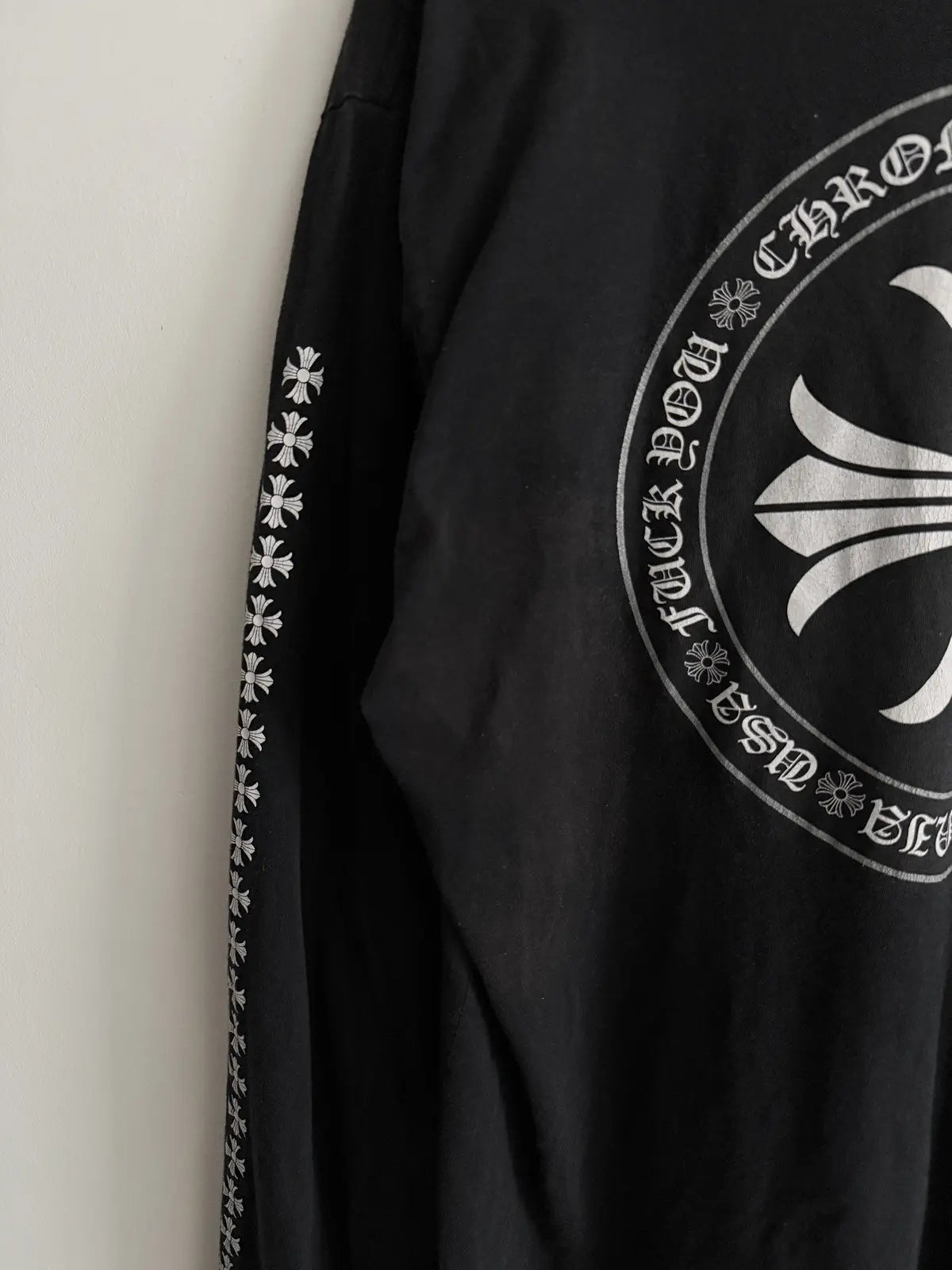 Chrome Hearts Seal Plus Cross Logo LS Tee