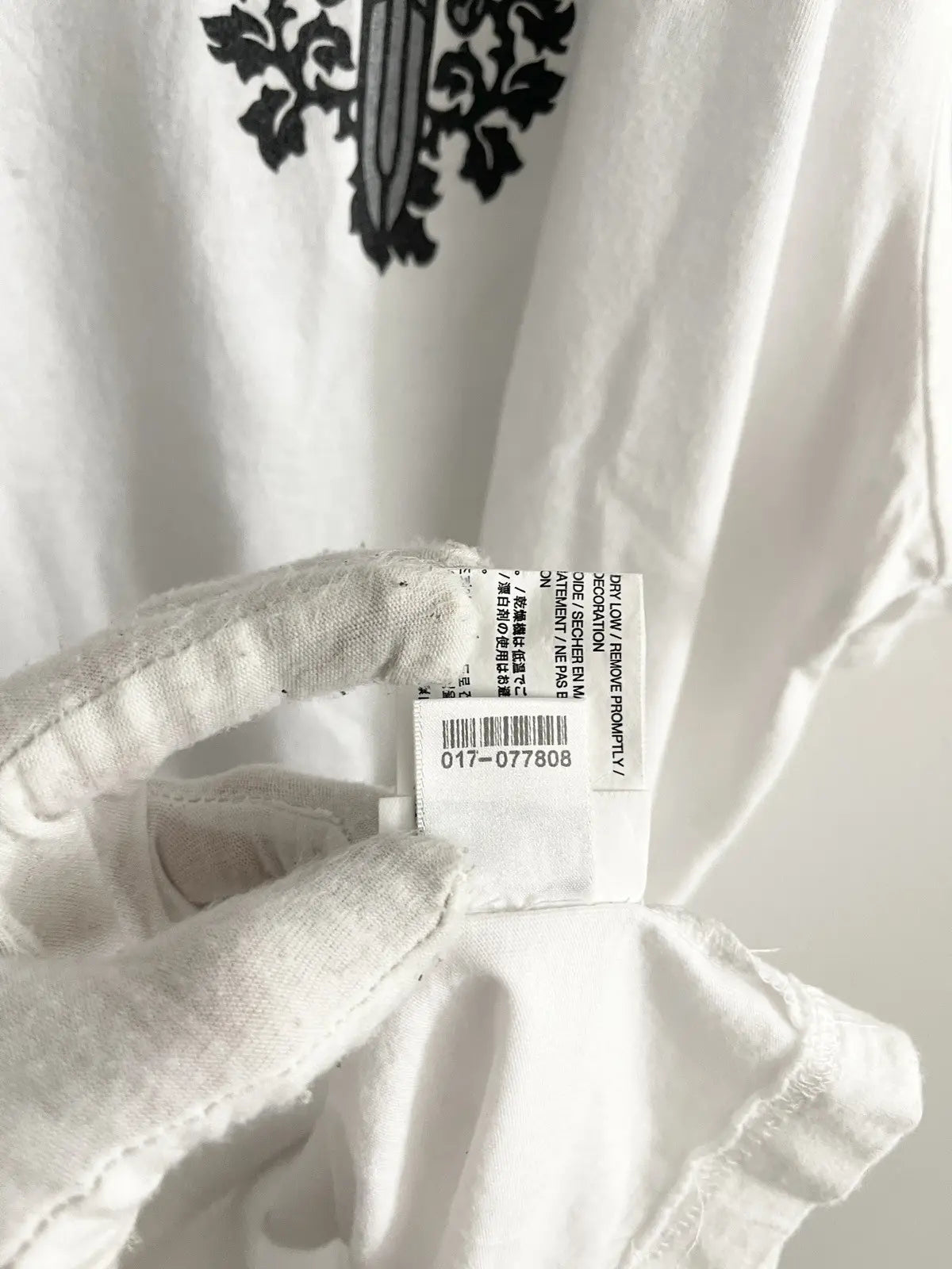 2010s Chrome Hearts Floral Dagger Tee