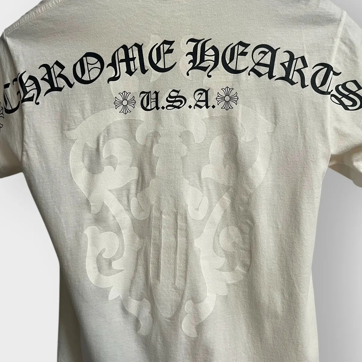 Chrome Hearts Shoulder Scripts Dagger Pocket Tee