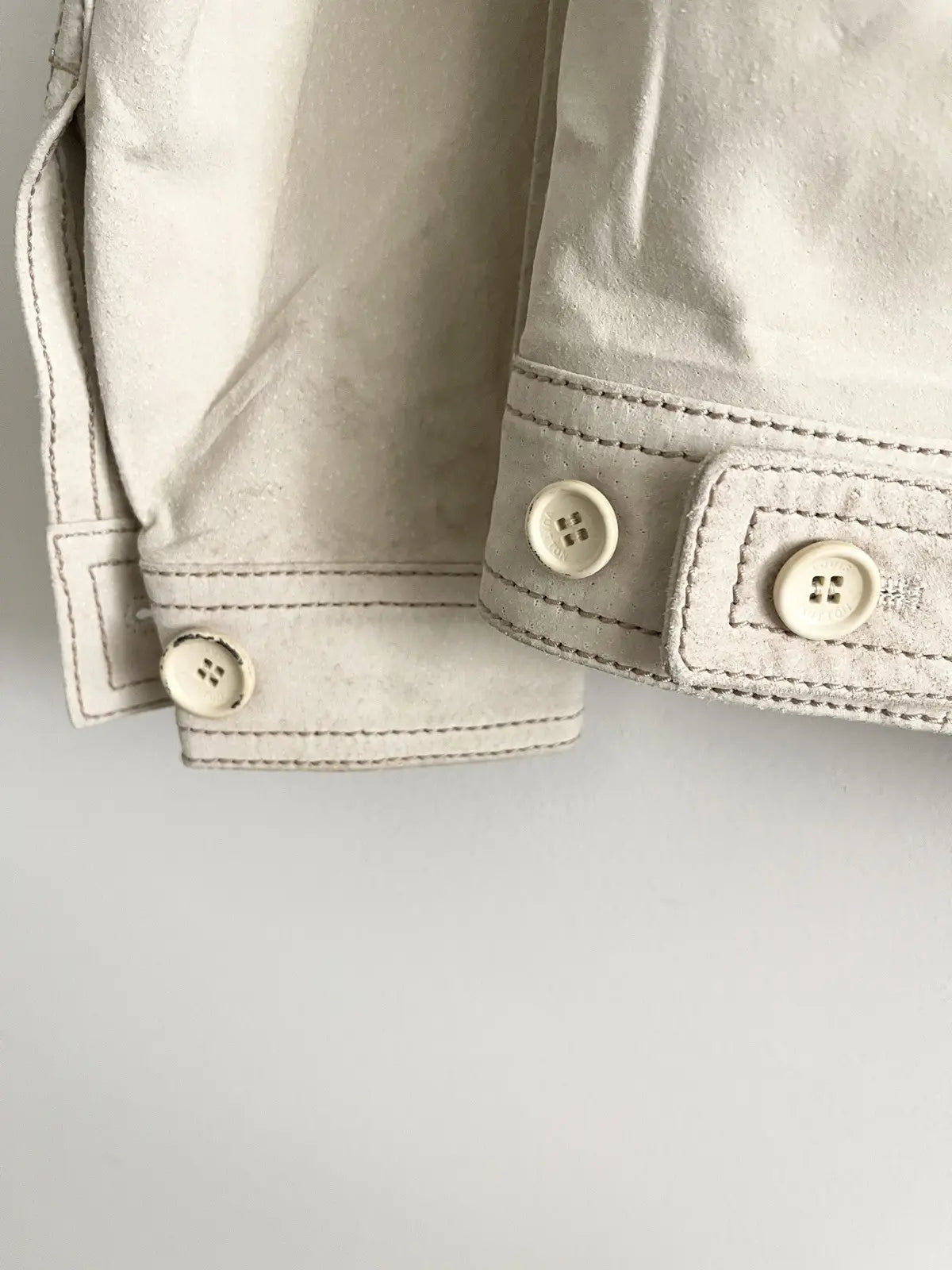 Louis Vuitton Leather Denim Jacket