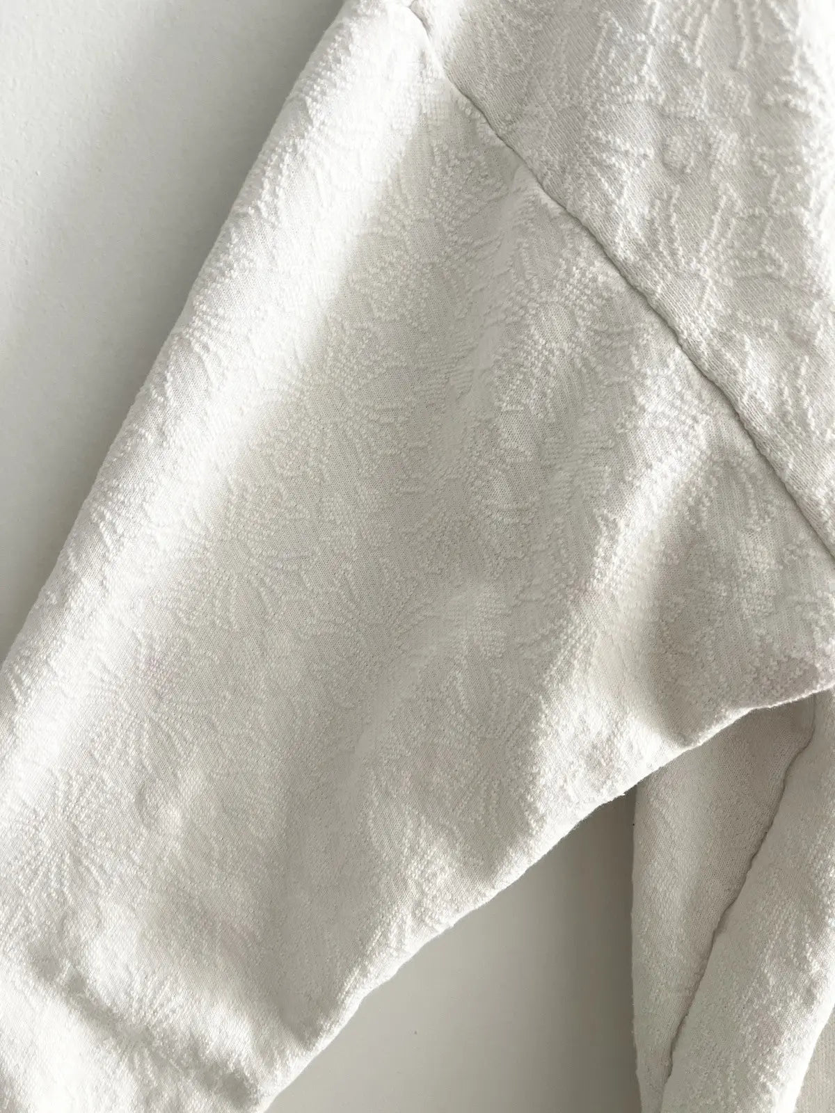 Chrome Hearts White Jacquard Cross Sweater