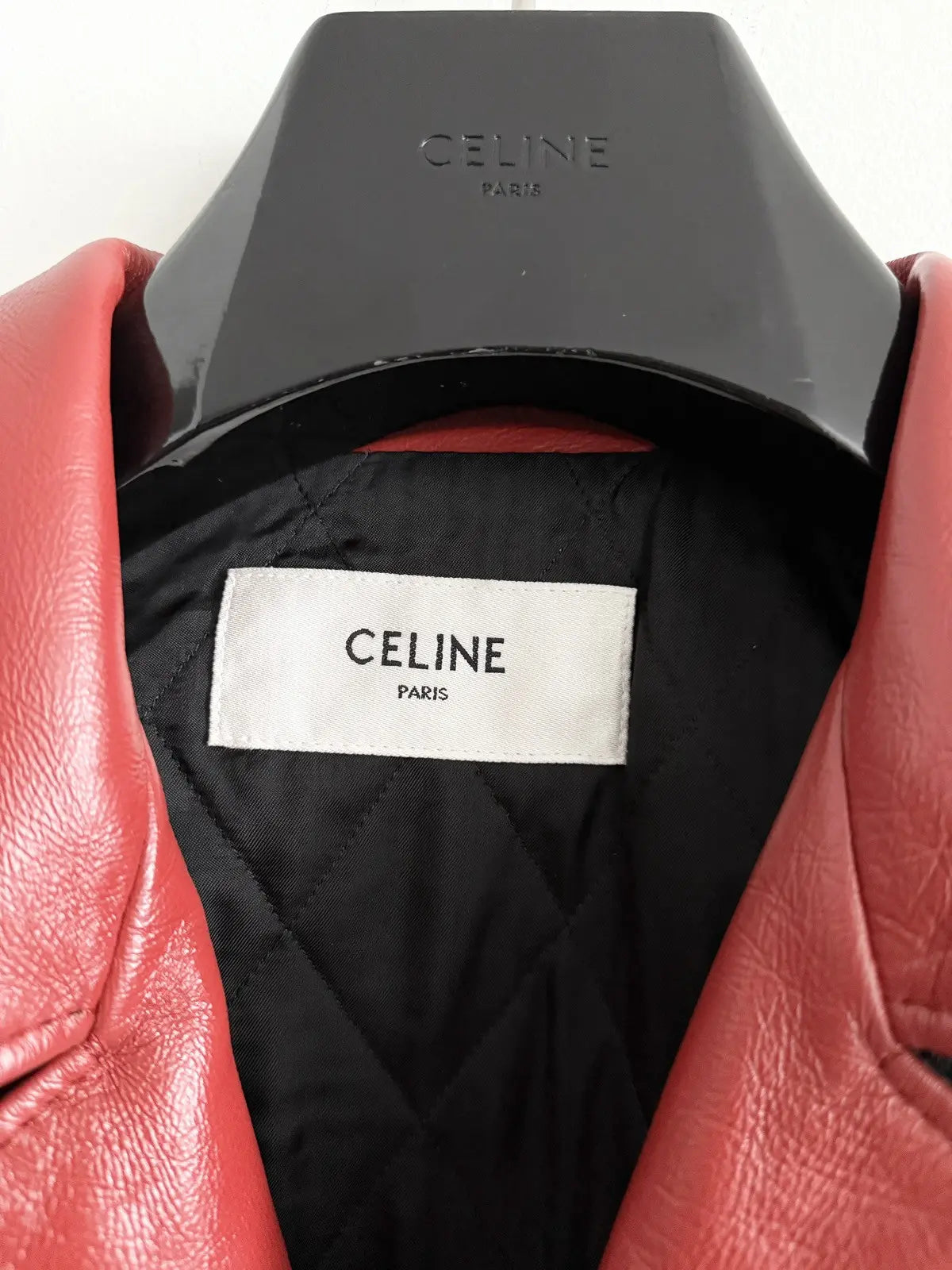 Celine Runway Studded Leather Biker Jacket