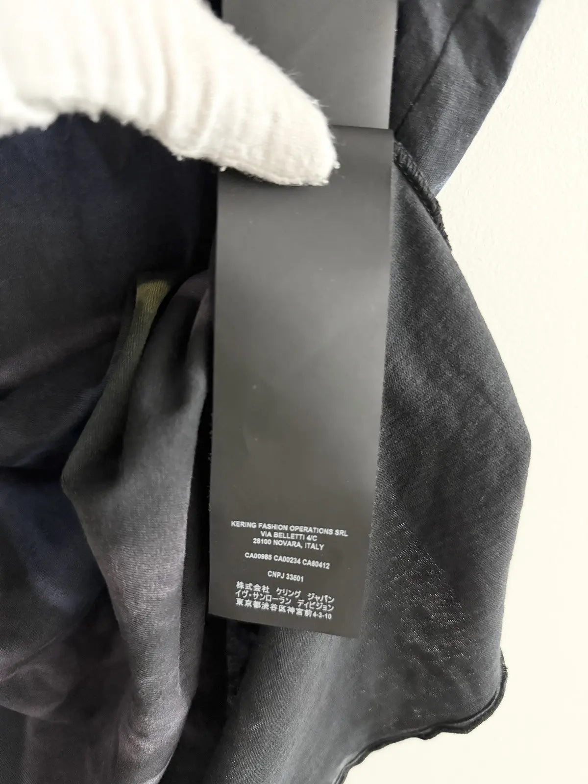 Saint Laurent Paris Tie Dye Center Logo Tee