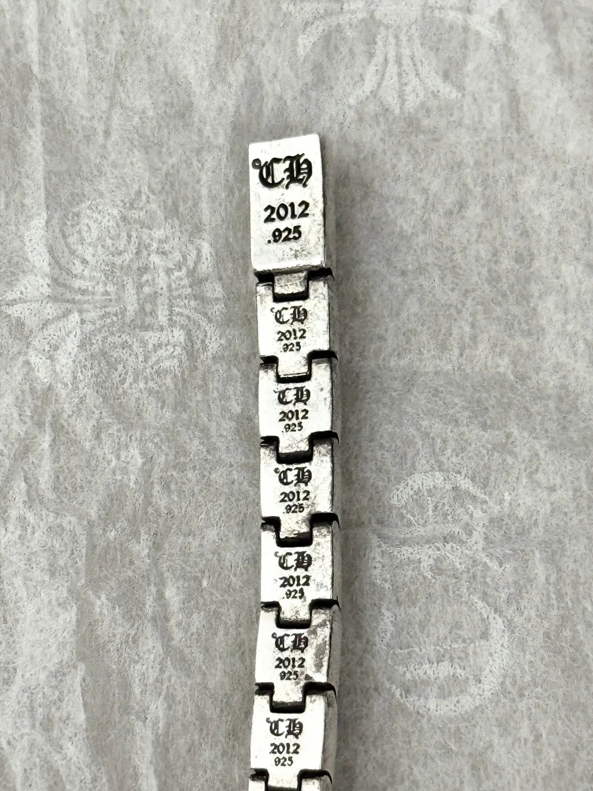 Chrome Hearts Pyramid Plus Small Link Bracelet - 7”