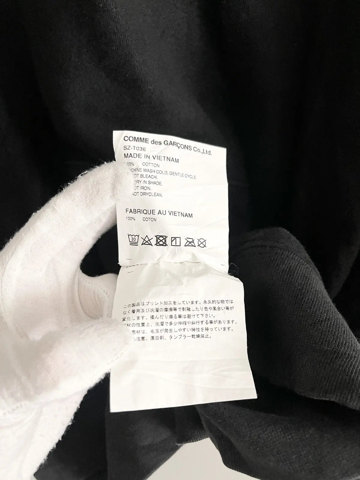 2019 Comme Des Garçons CDG 2020 Logo Hoodie