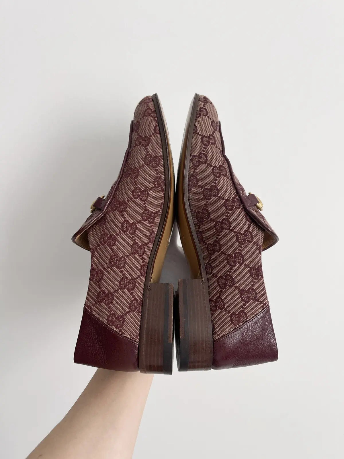 Gucci Men's GG Supreme Canvas Horsebit Loafers