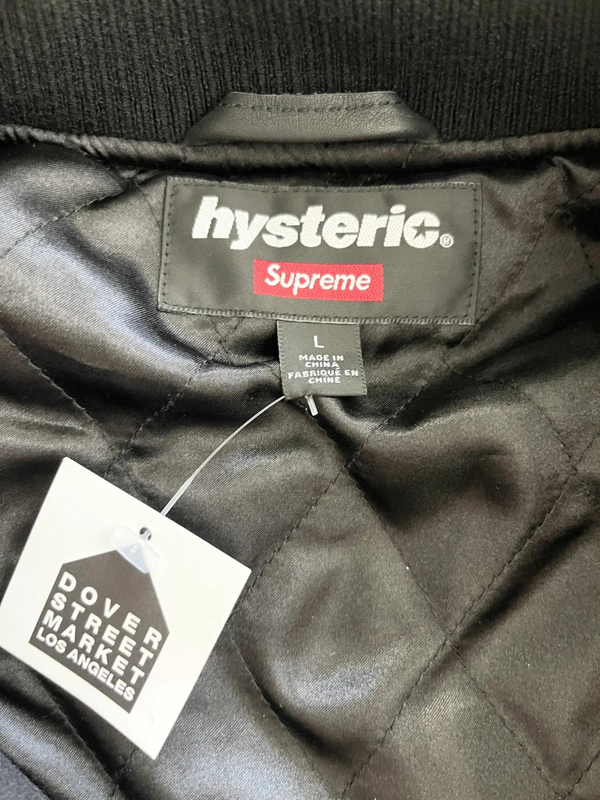 2024 Supreme x Hysteric Glamour Smoke Varsity Jacket