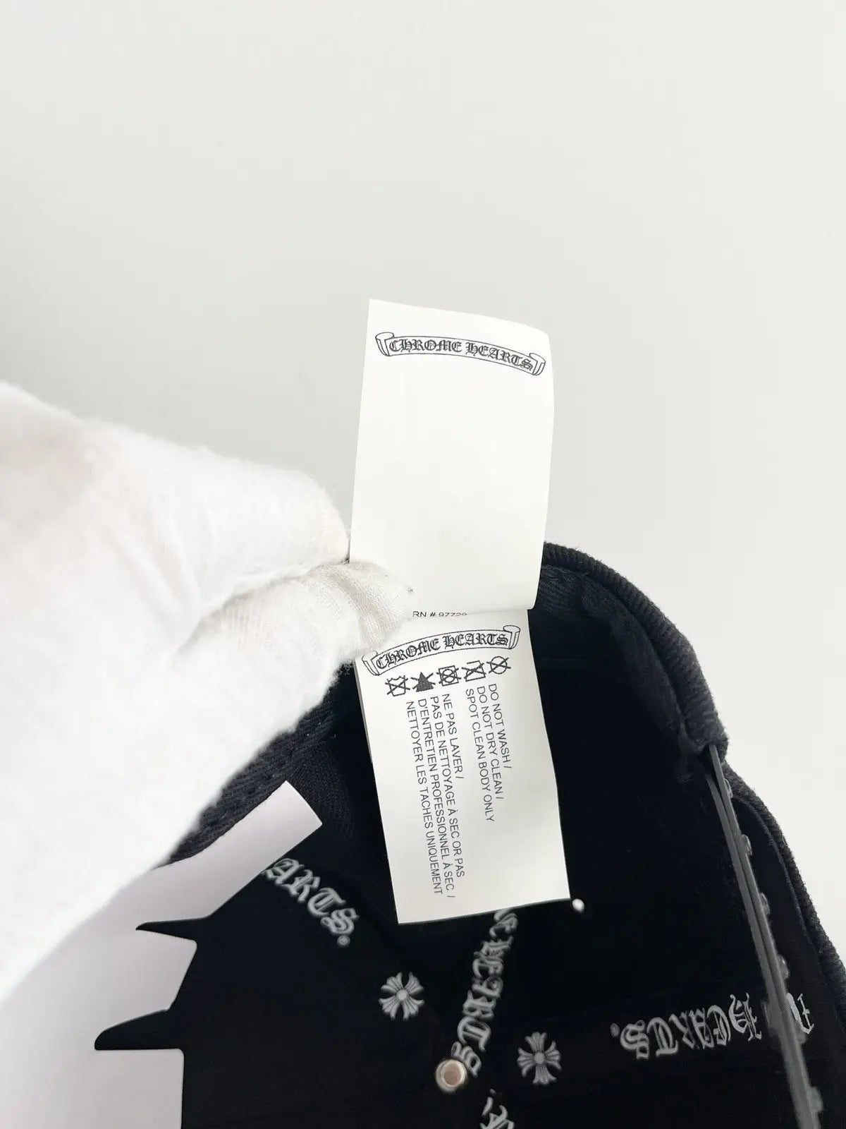 Chrome Hearts Horseshoe Denim Baseball Hat