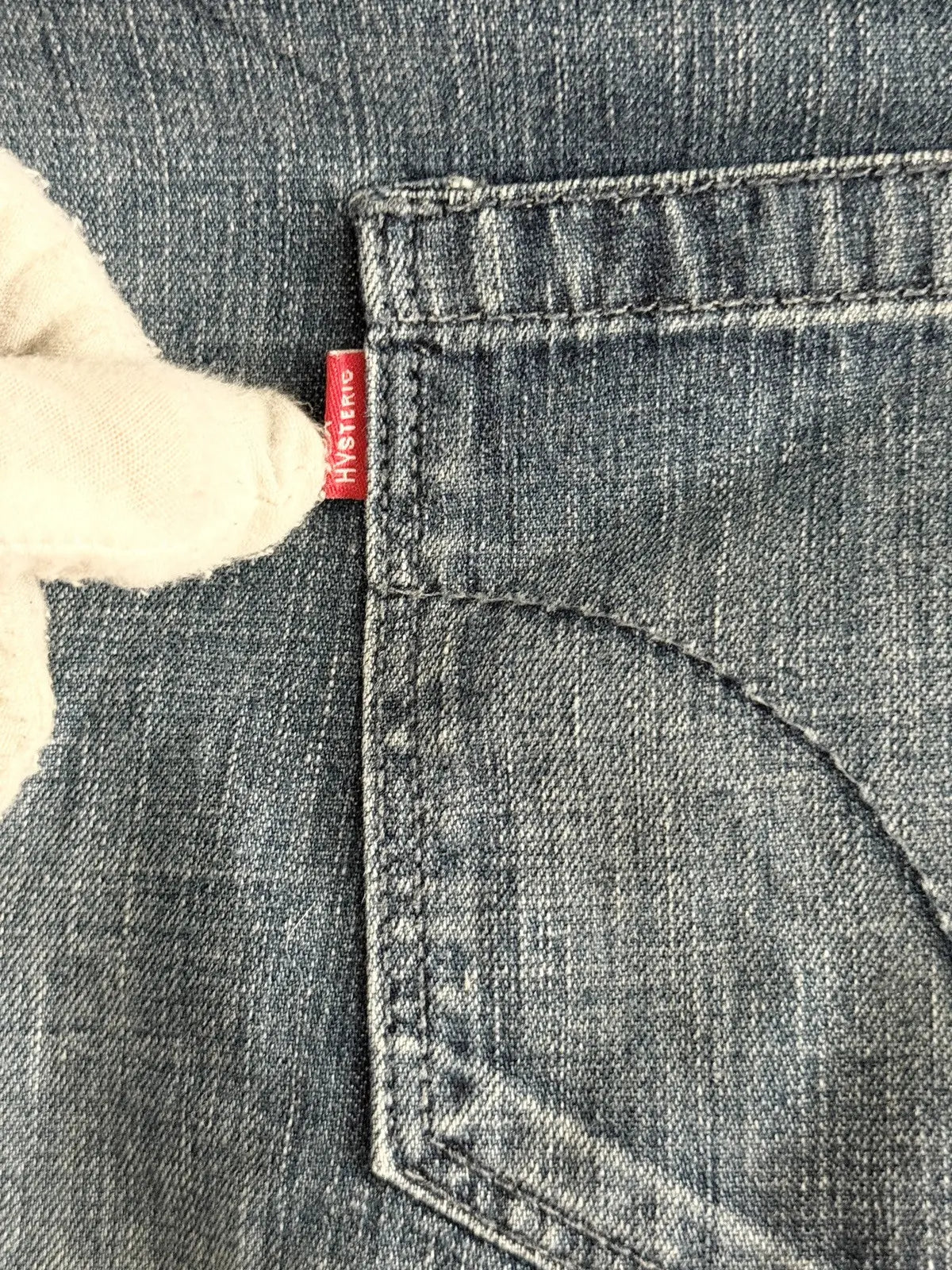 2000s Hysteric Glamour Faded Long Skirt