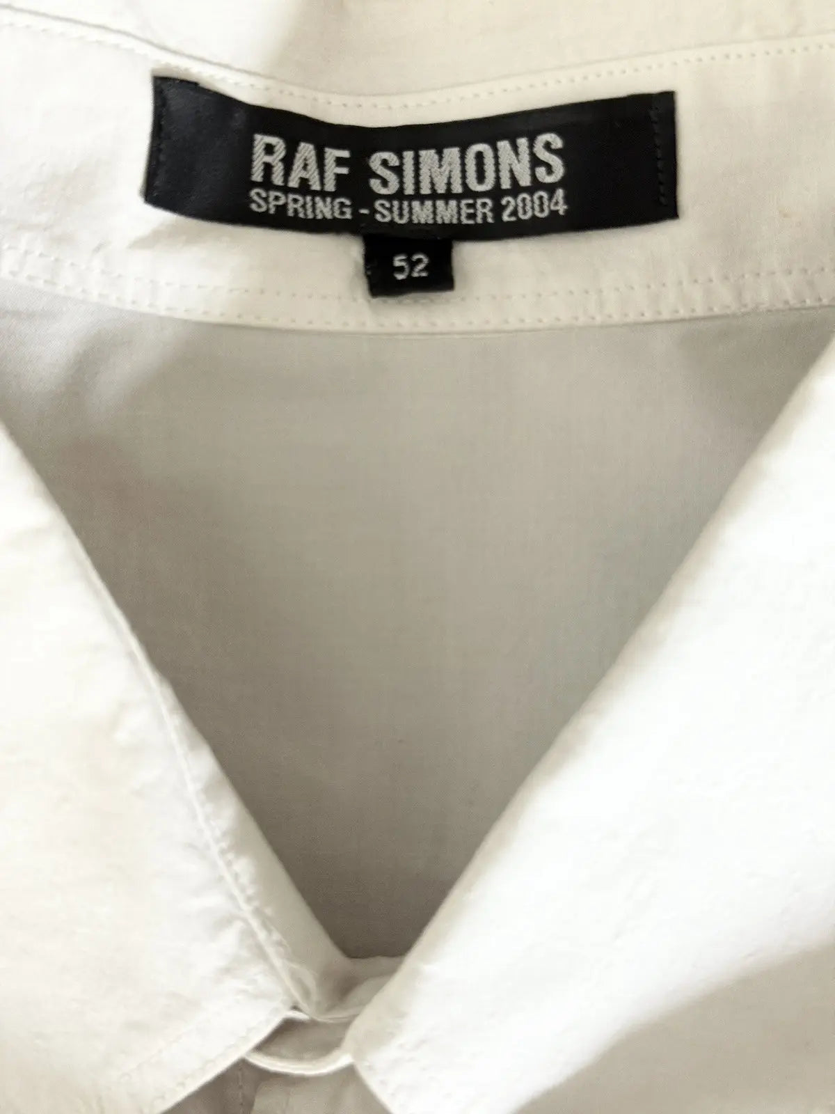 SS04 Raf Simons Acid Embroidered Shirt