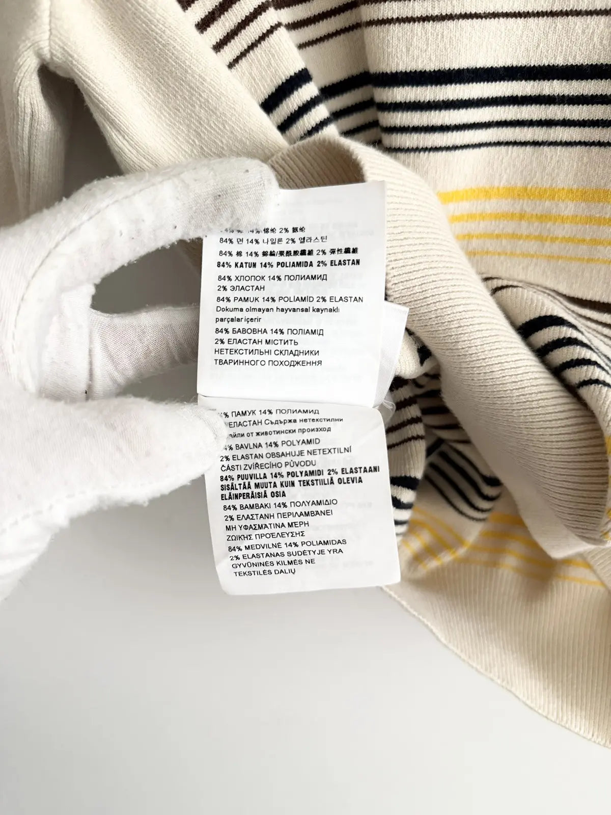 SS23 Miu Miu Stripe Logo Polo Shirt