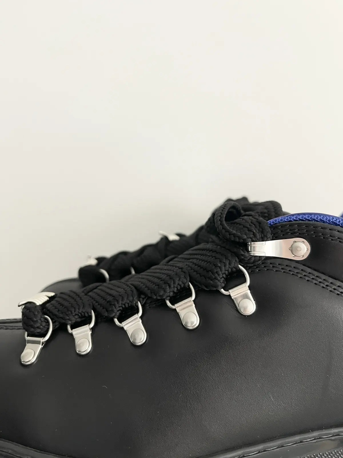 Burberry "Trek Boot" Leather Hiking Boots