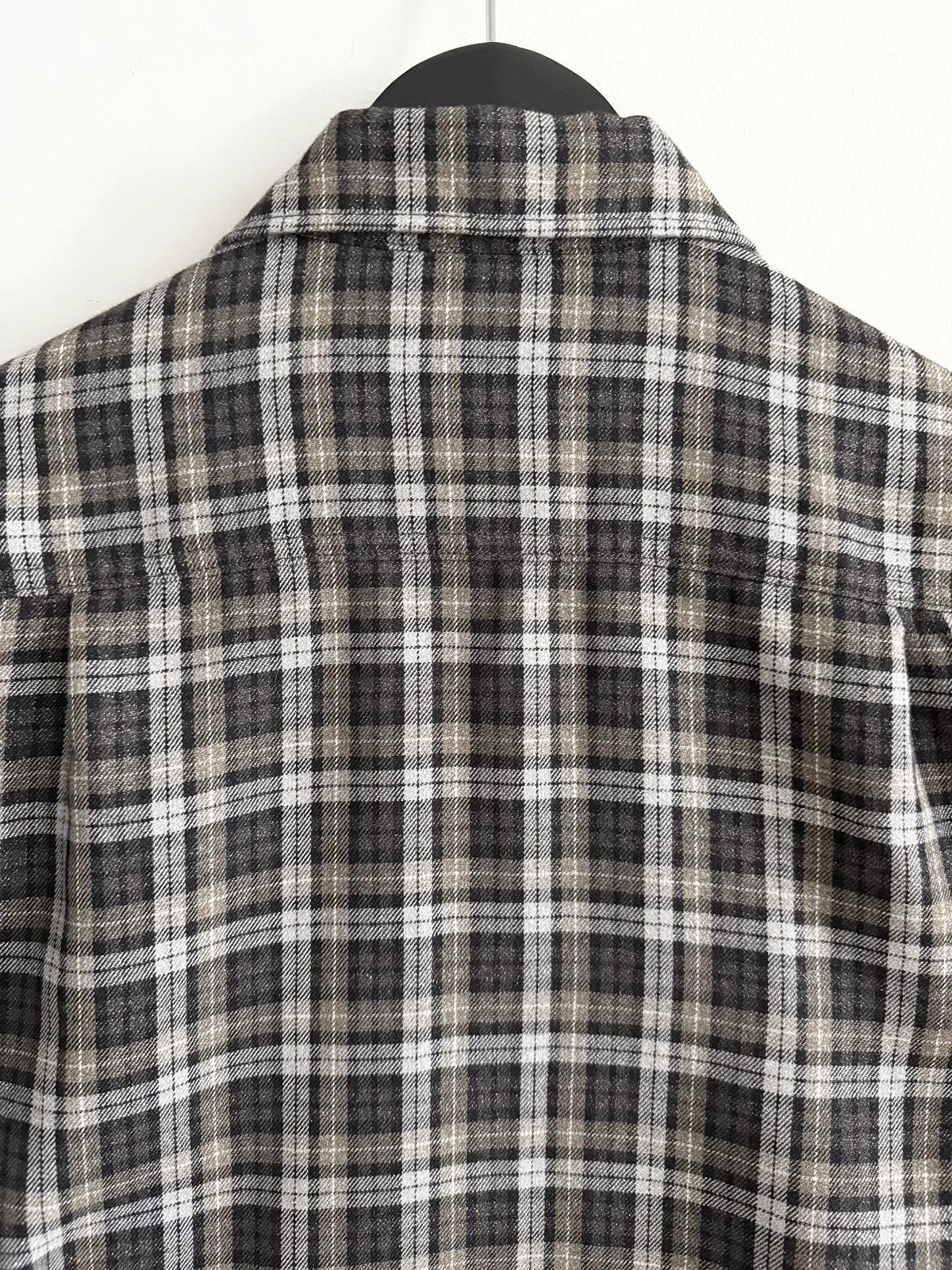 Saint Laurent Hedi Flannel Button Up Shirt