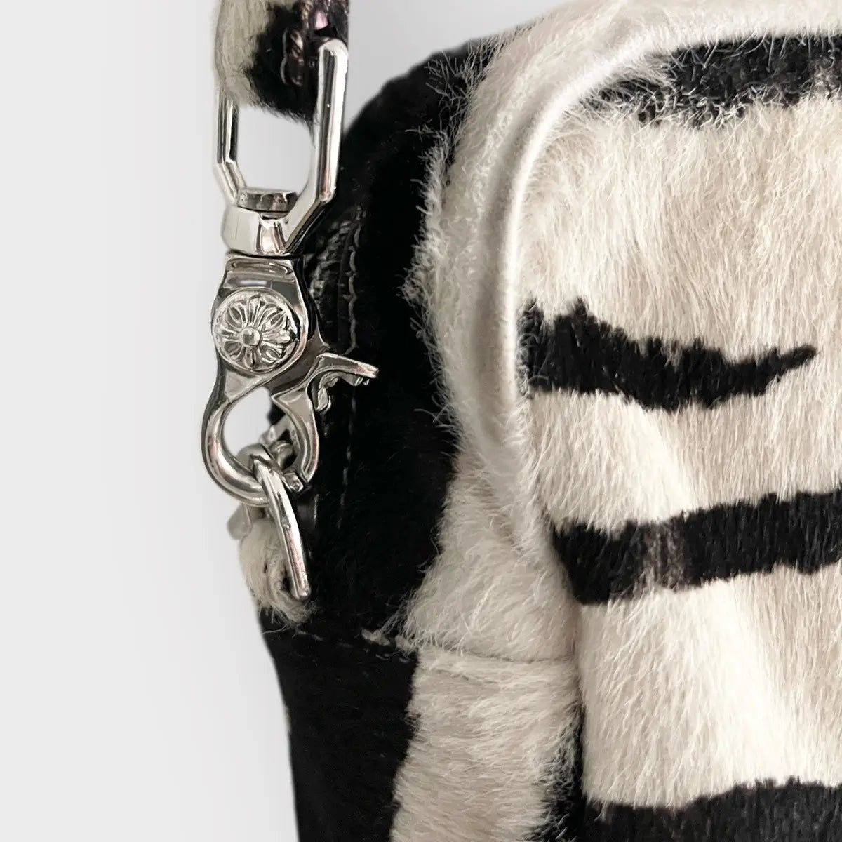 Chrome Hearts Triple Pink Patch Zebra Taka Bag