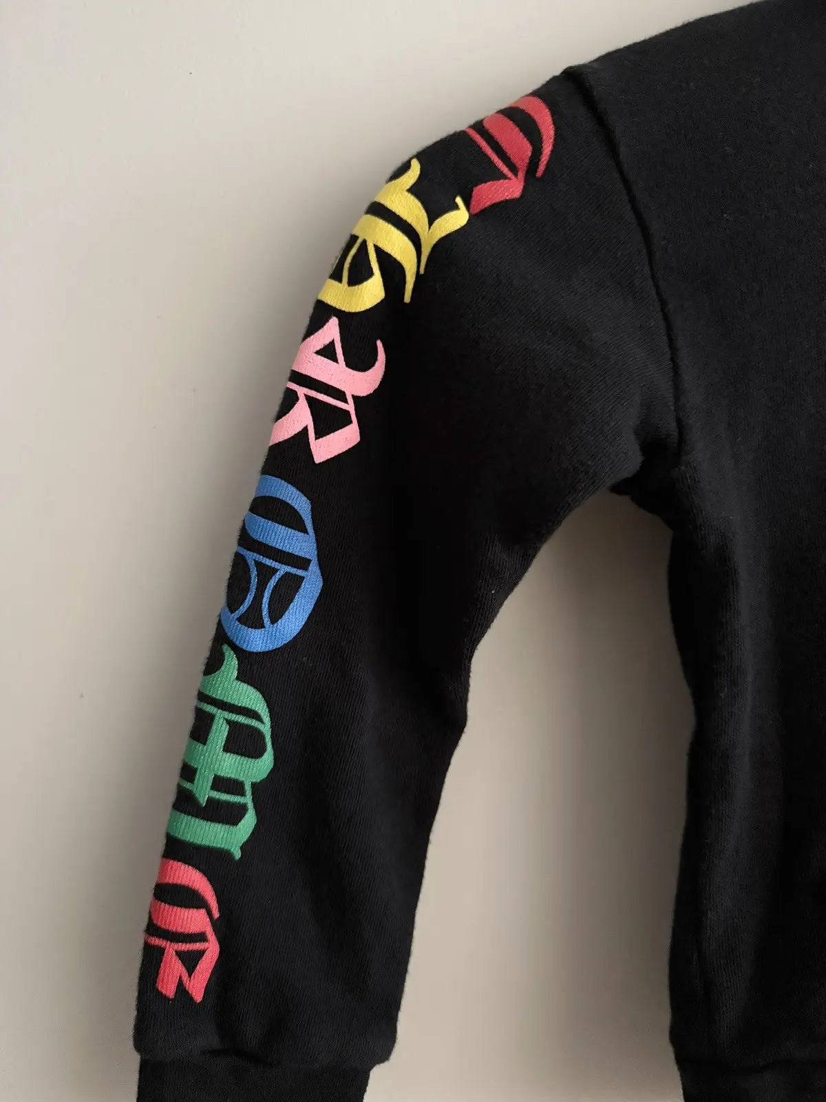 Chrome Hearts Kids Multi Color Cross Zip-up Hoodie