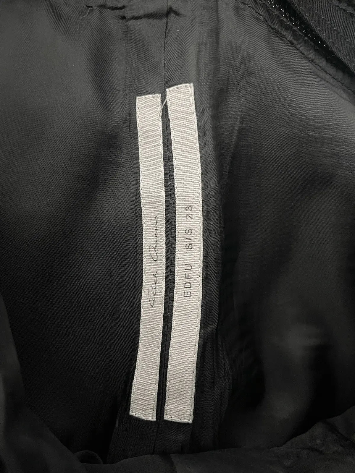 SS23 Rick Owens Calf Leather Bolan Banana Pants