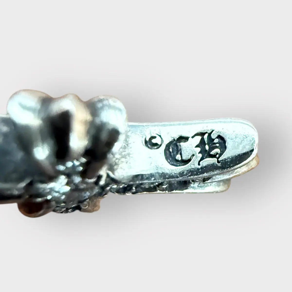 Chrome Hearts Diamond Baby Fat Cross Charm Pendant