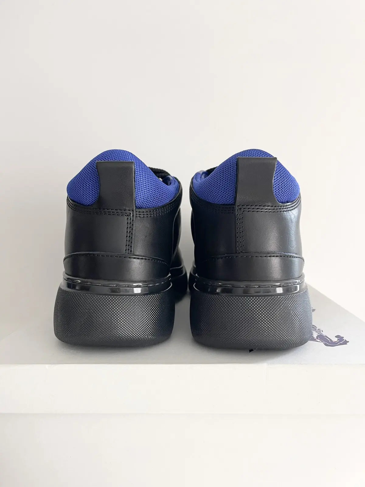 Burberry "Trek Boot" Leather Hiking Boots