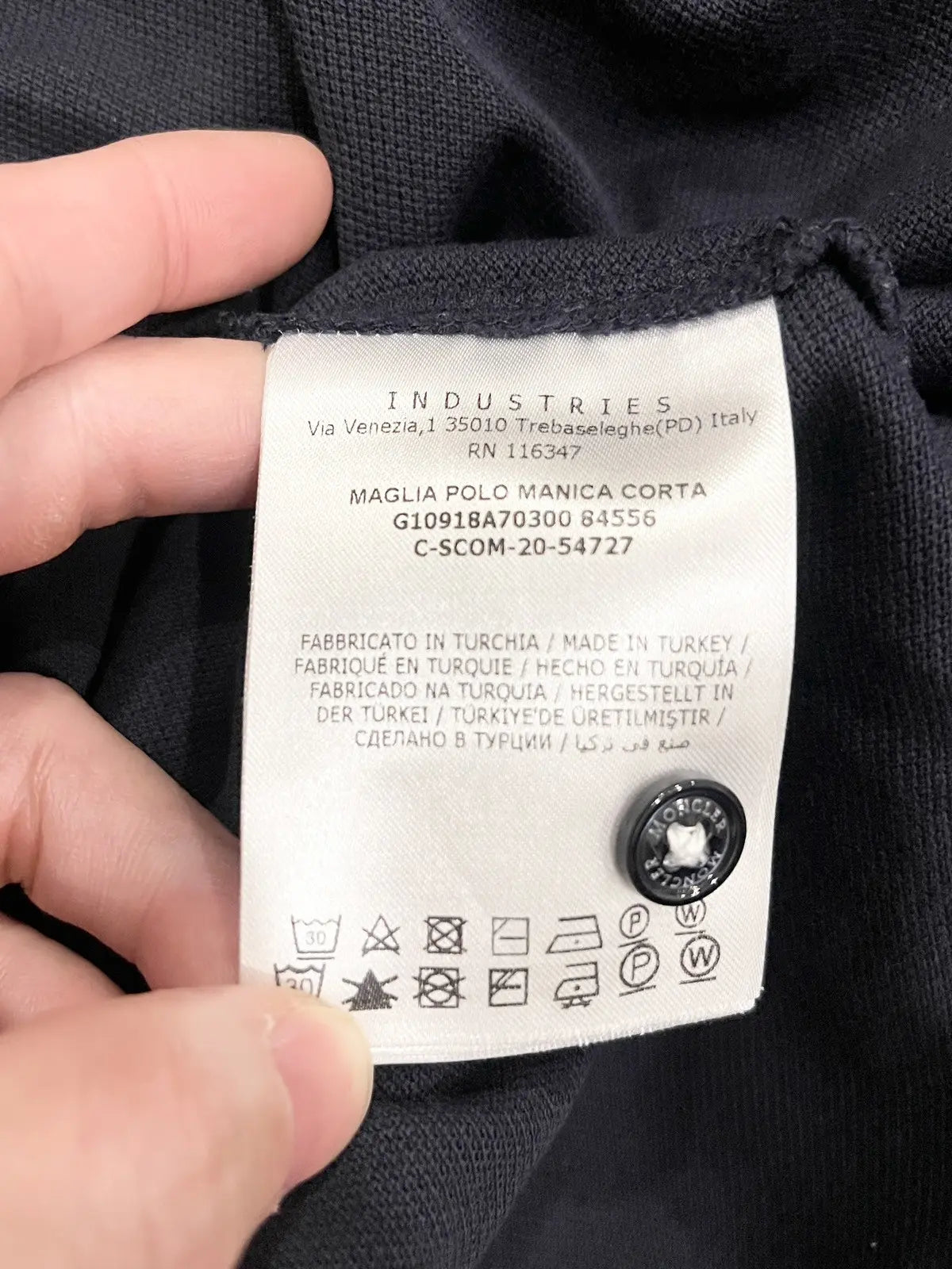 2010s Moncler Classic Logo Polo Shirt