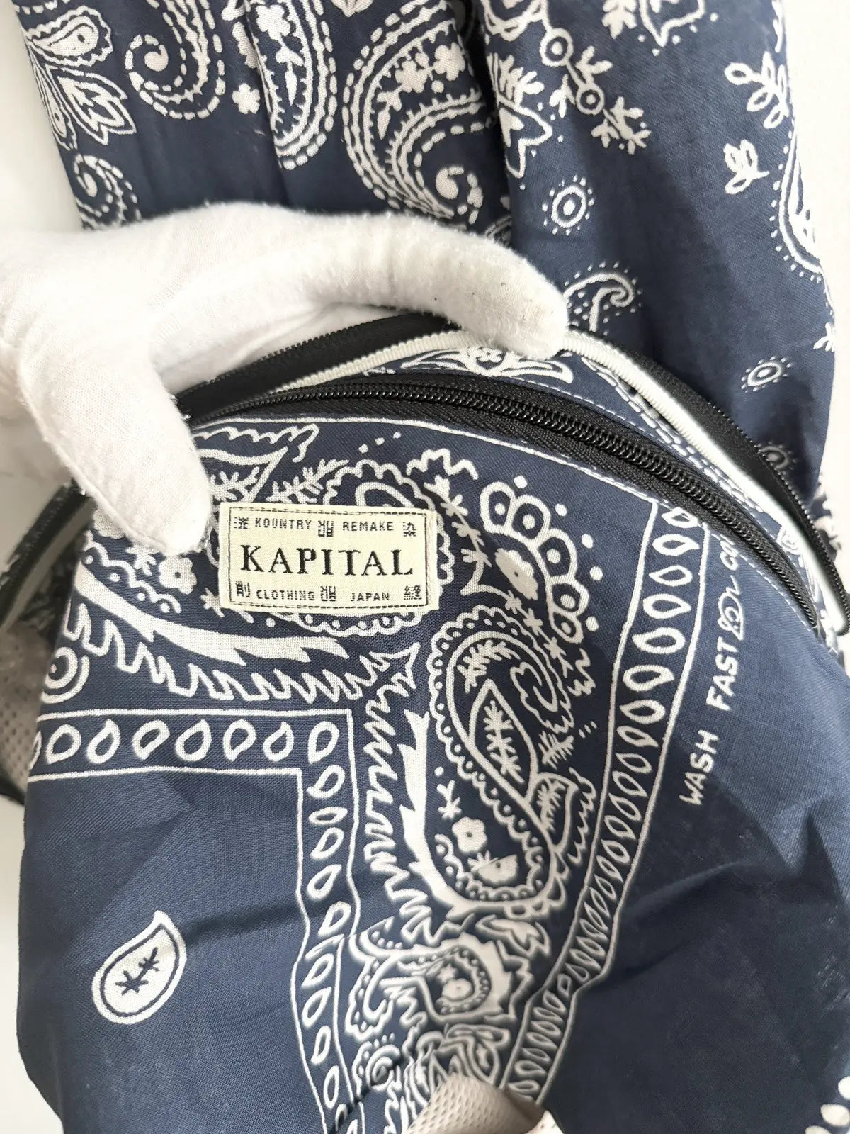 Kapital Jumbo Bandana Patchwork Snufkin Crossbody Bag