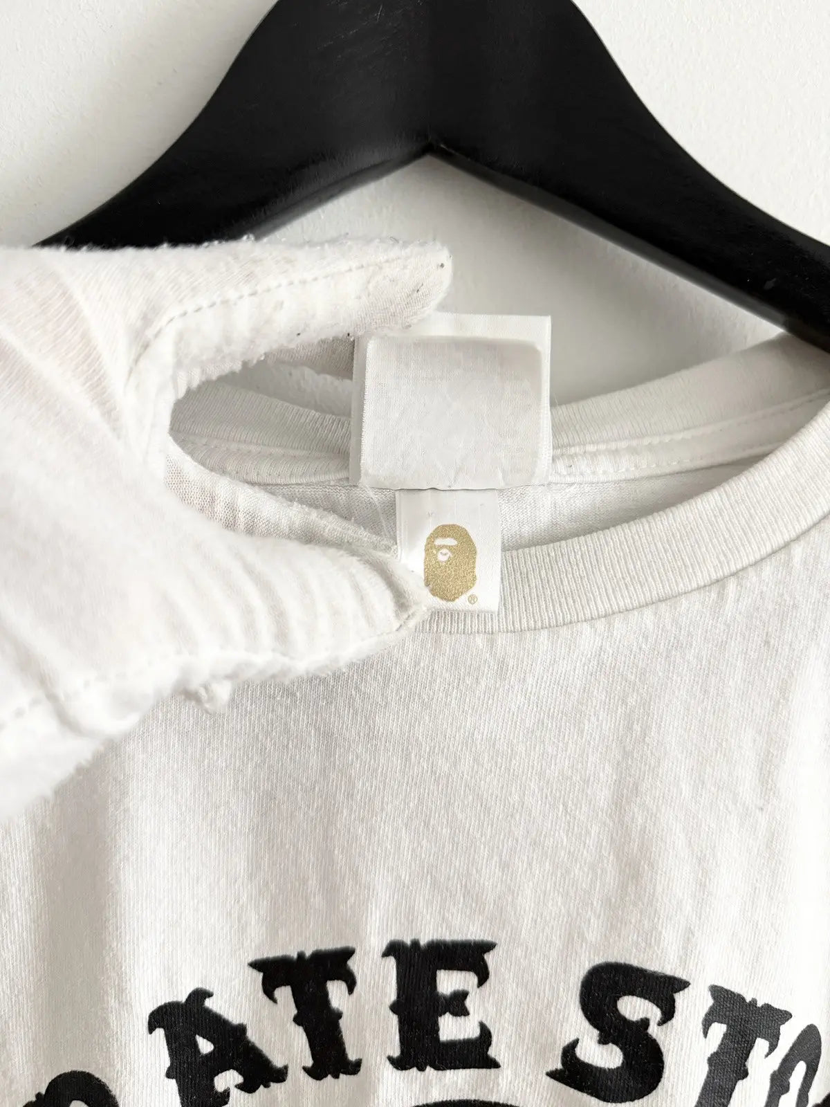 2000s Bape Pirate Bape Treasure College Logo Tee