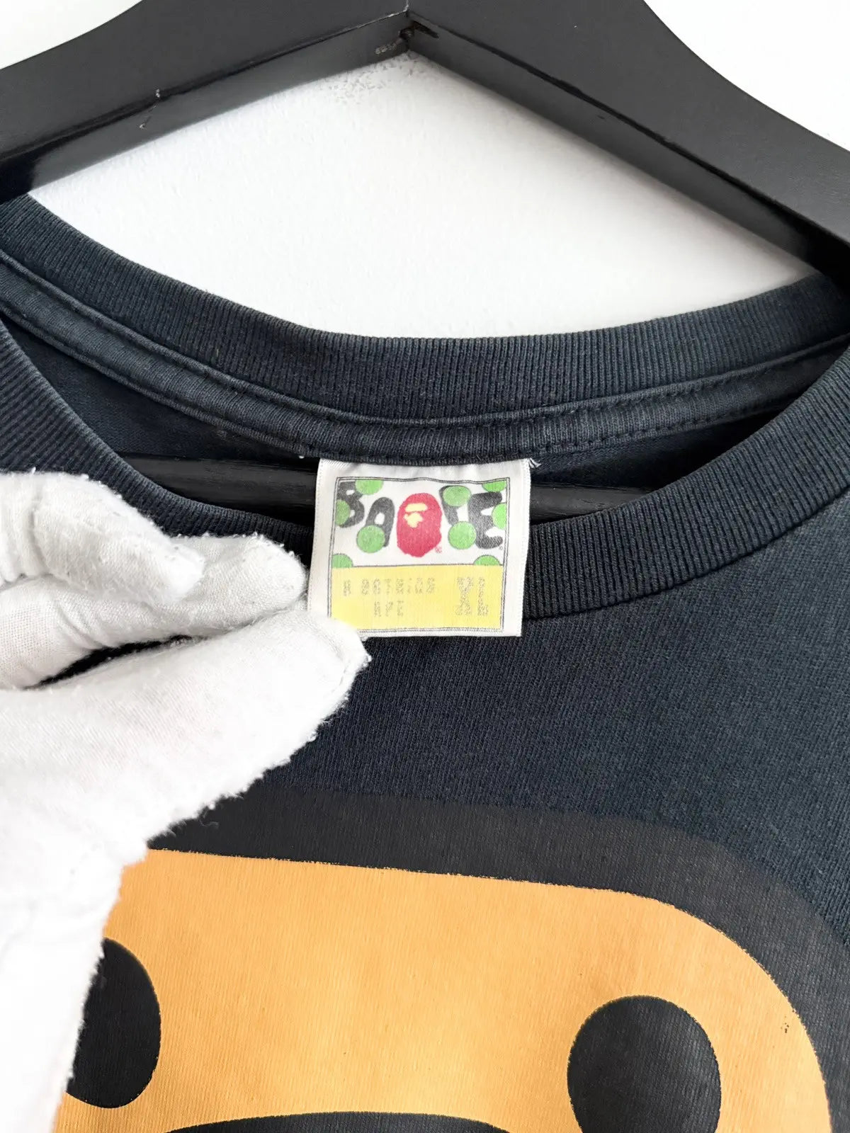 2000s Bape Baby Milo Loves Burger Tee