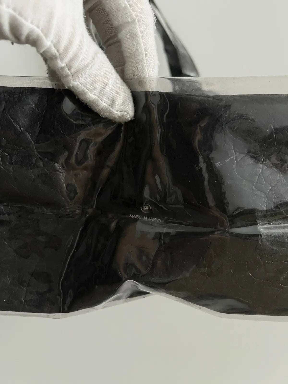 2010s Comme Des Garçons Black Clear Tote Bag
