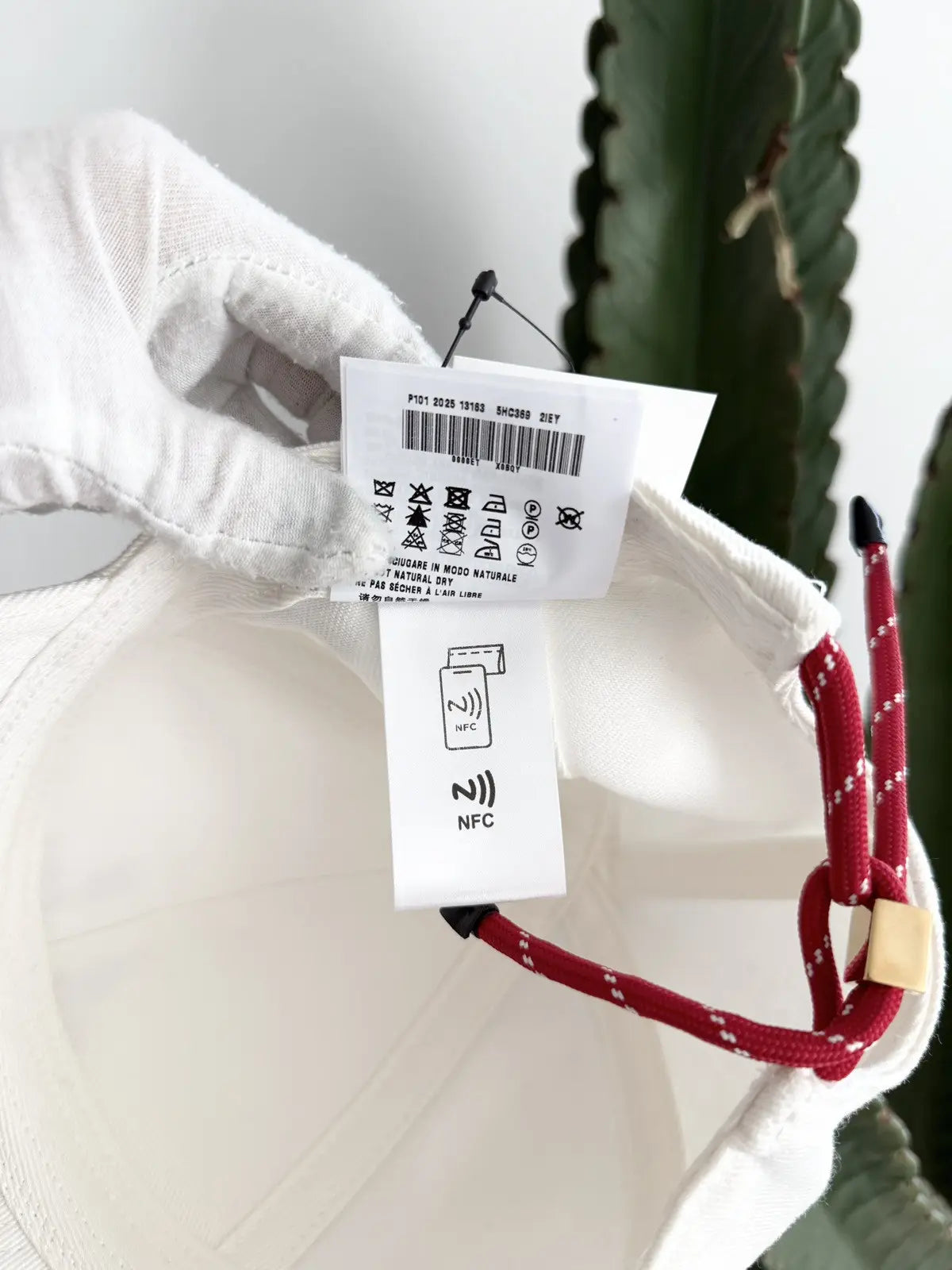 Miu Miu x New Balance Red Cord Tennis Cap Hat