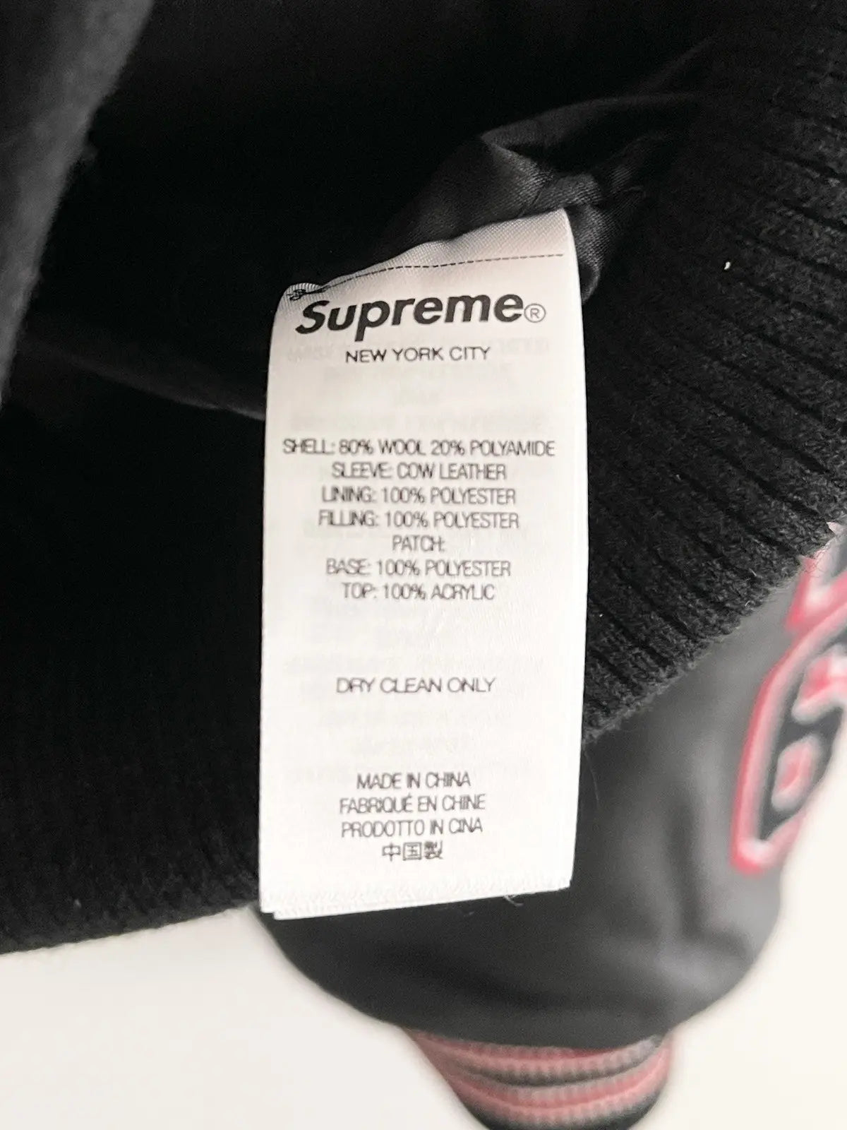 2024 Supreme x Hysteric Glamour Smoke Varsity Jacket