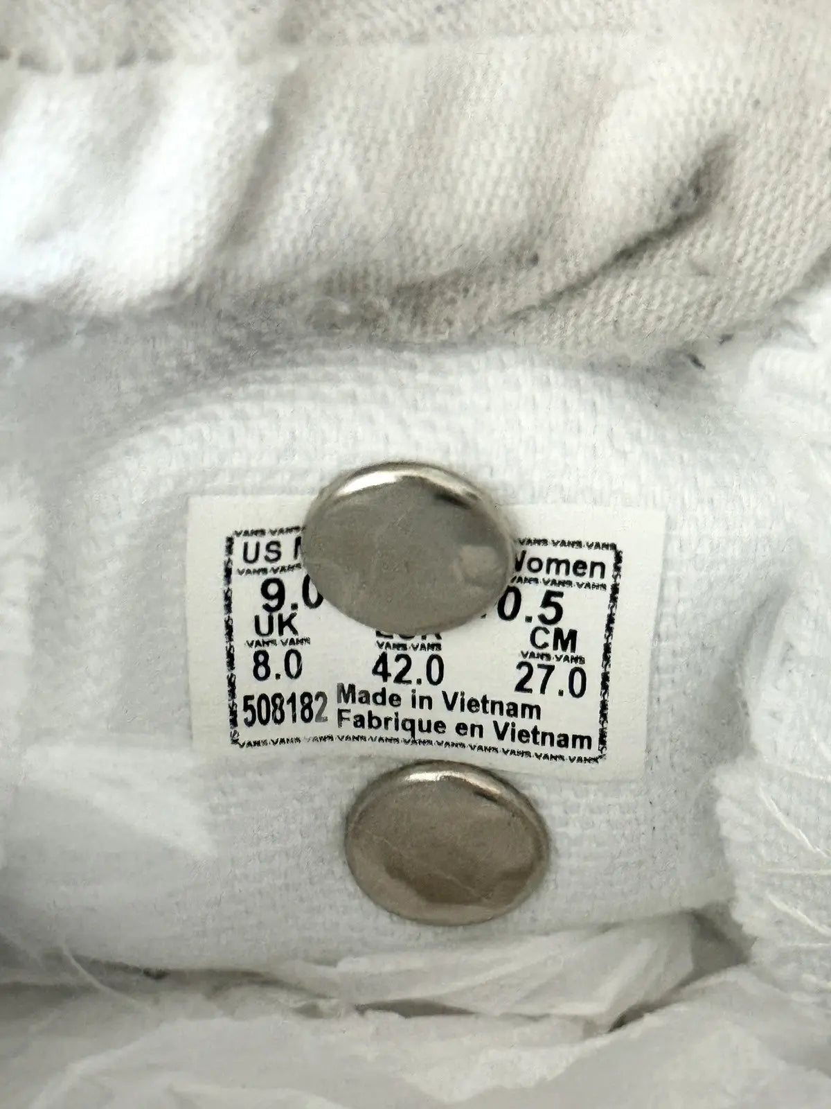 Chrome Hearts Matty Boy 1of1 All White Vans