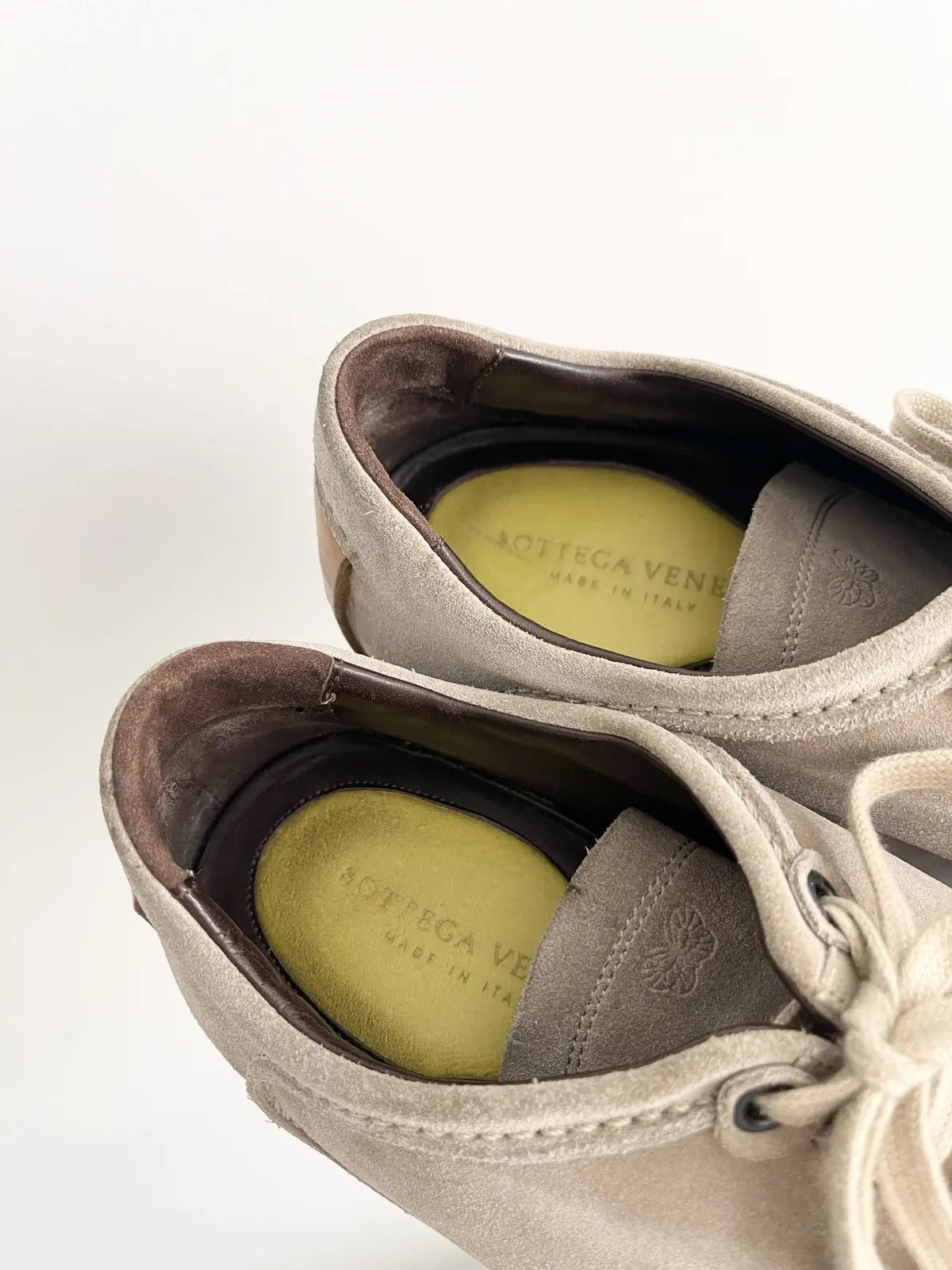 2000s Bottega Veneta Rubber Suede Low Top