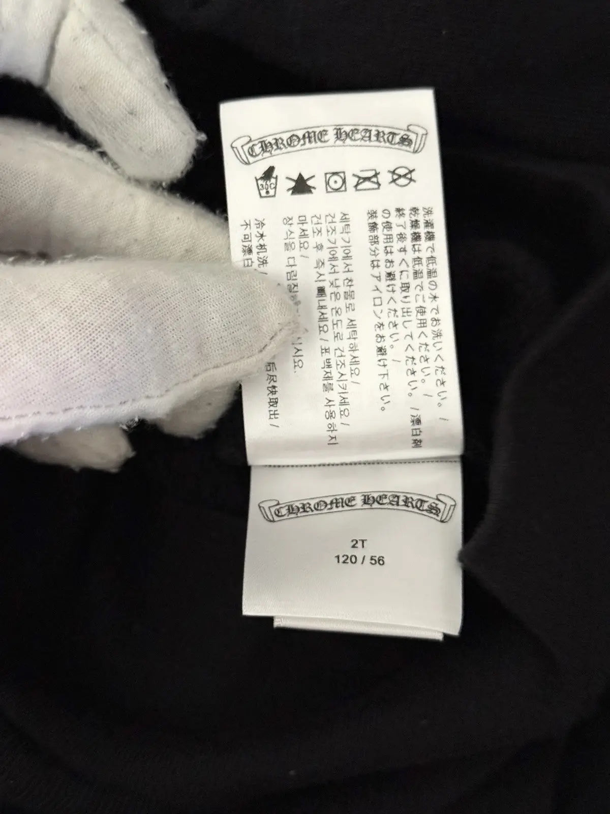 Chrome Hearts Kids Multi Color Cross Zip-up Hoodie