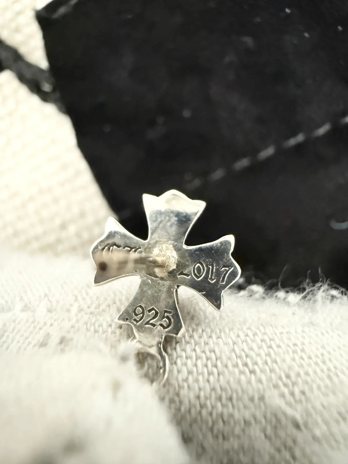 Chrome Hearts .925 Sliver Dices Earring