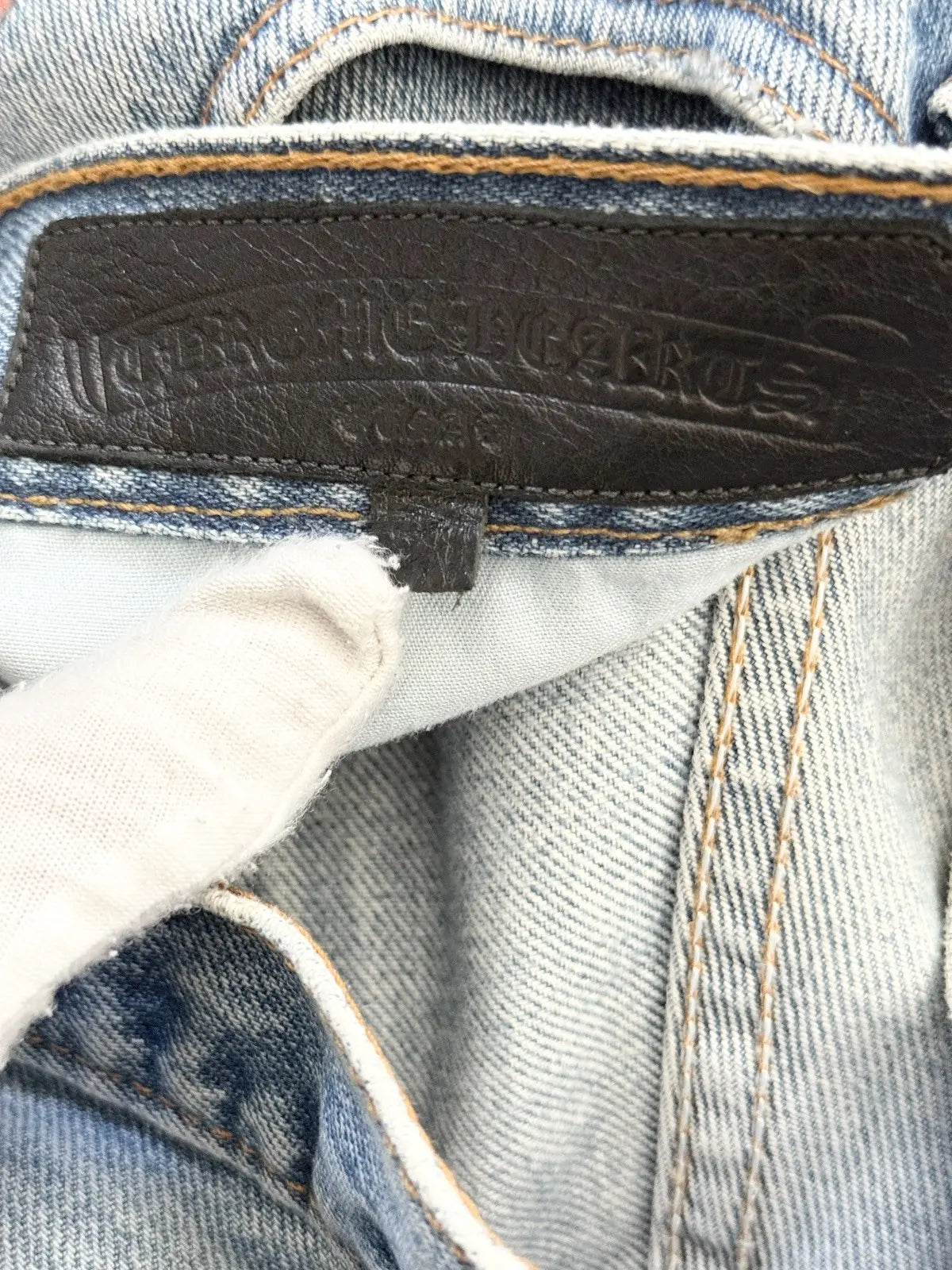 Chrome Hearts Orange Star Patch Levis Jeans