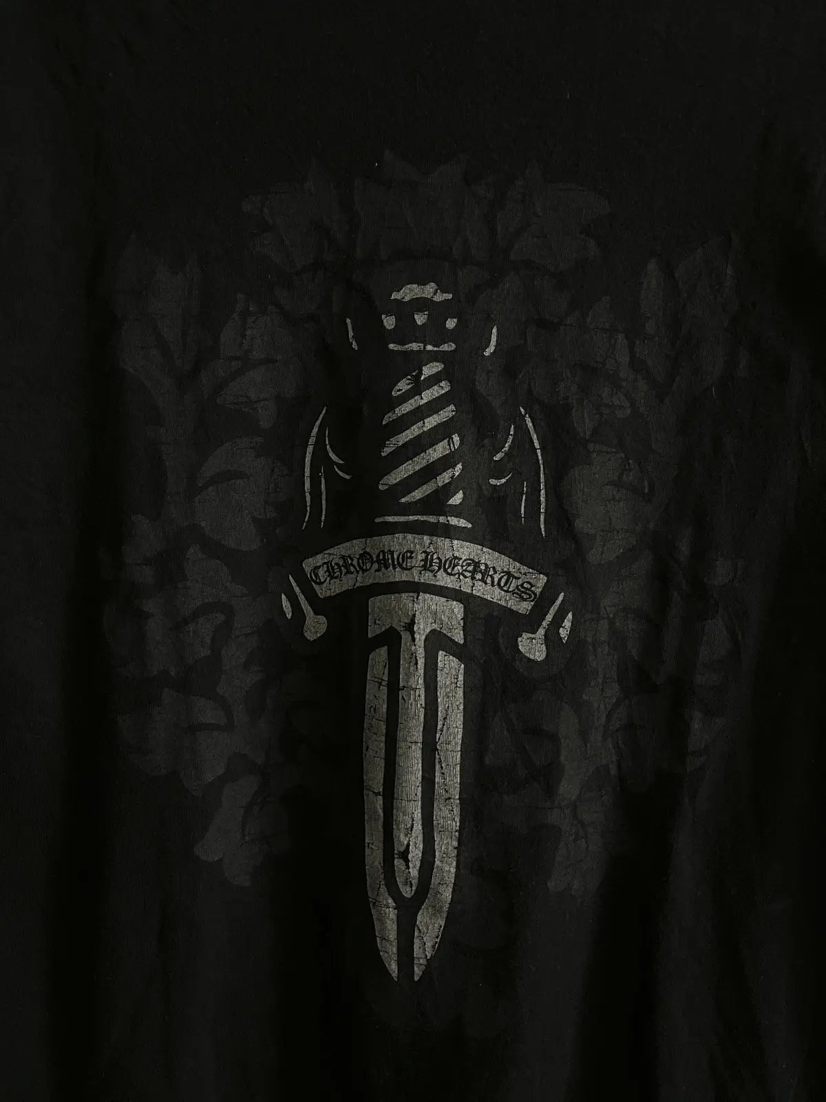 2010s Chrome Hearts Floral Dagger Tee