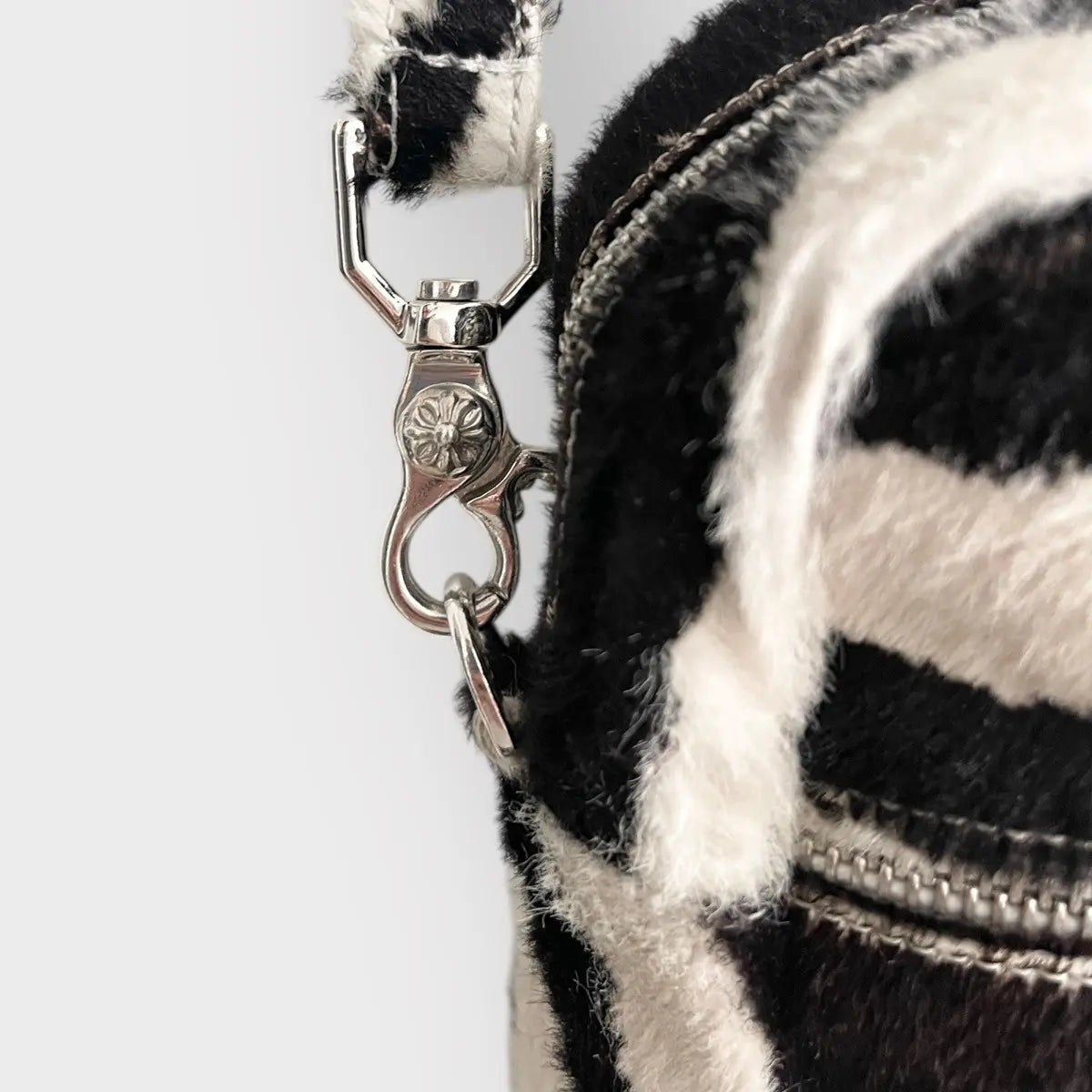 Chrome Hearts Triple Pink Patch Zebra Taka Bag