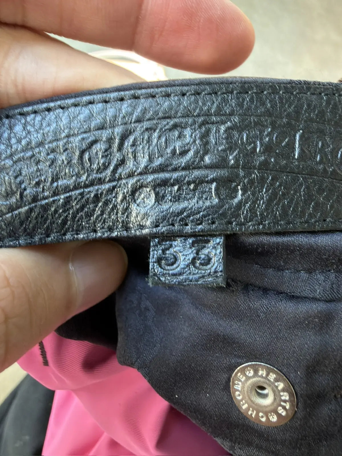 Chrome Hearts Pink Lucky Patch Nylon Carpenter