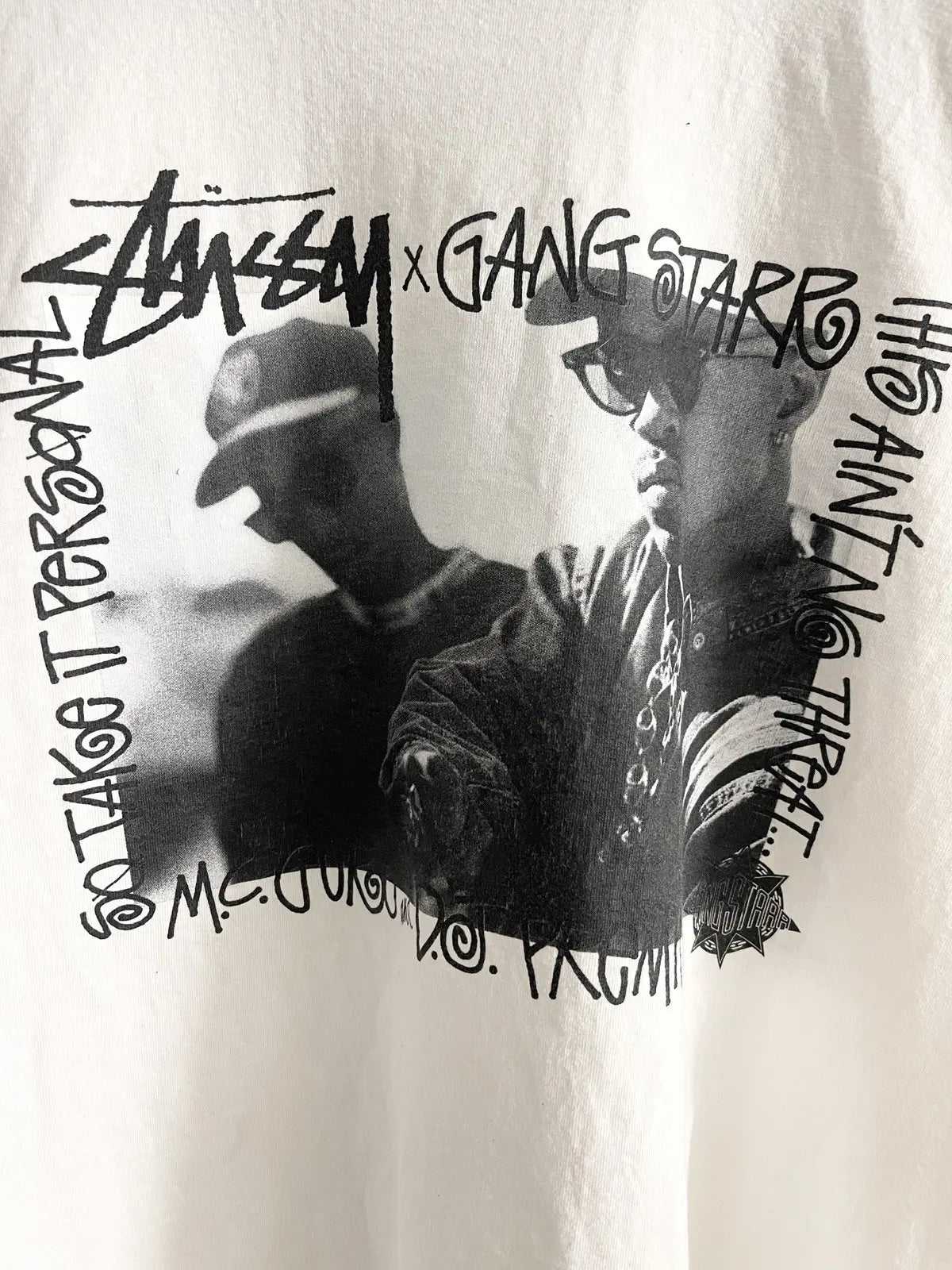 Stüssy x Gang Starr Take It Personal Tee